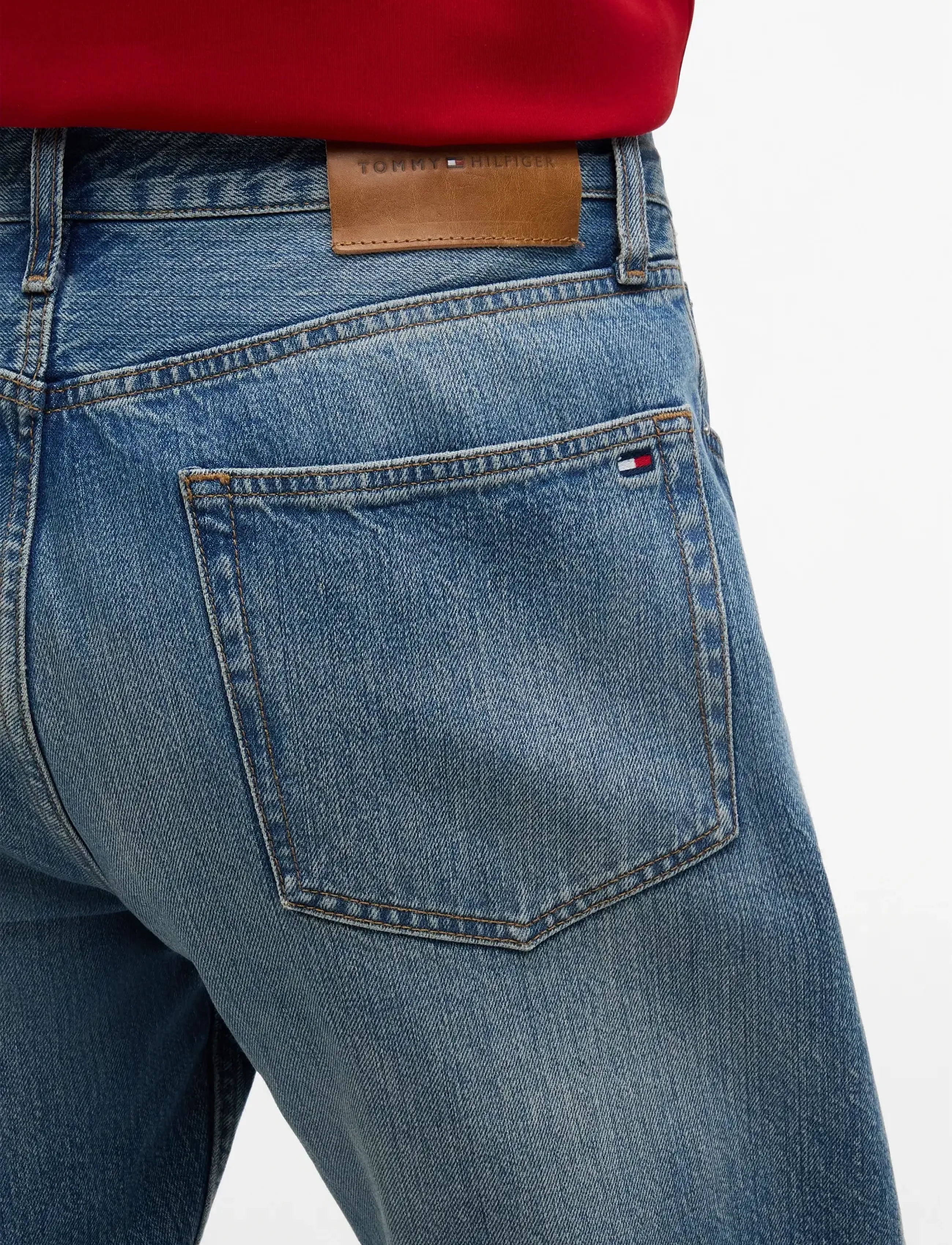 Tommy Hilfiger - REGULAR STRAIGHT DOVER TYE BLUE - suorat farkut - tye blue - 3