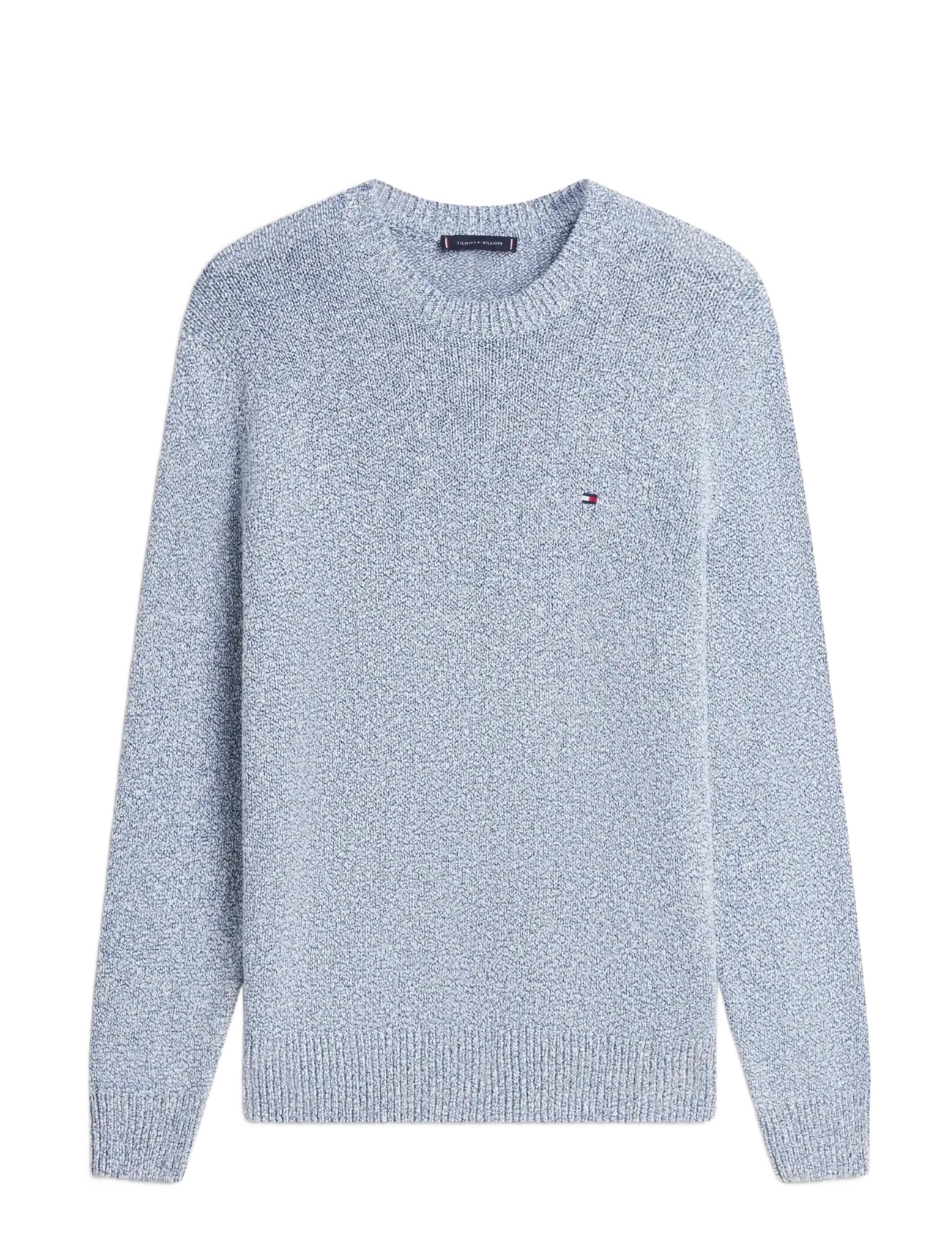 Tommy Hilfiger TWO TONE BOUCLE CREW NECK - Rundhals - BLUE JEAN / blue