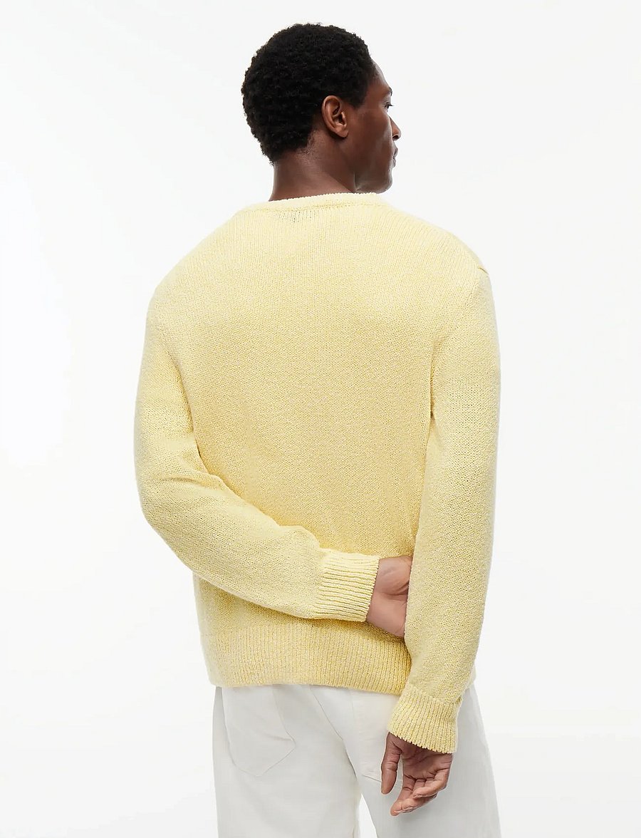 Tommy Hilfiger - TWO TONE BOUCLE CREW NECK - rundhals - citronella - 2