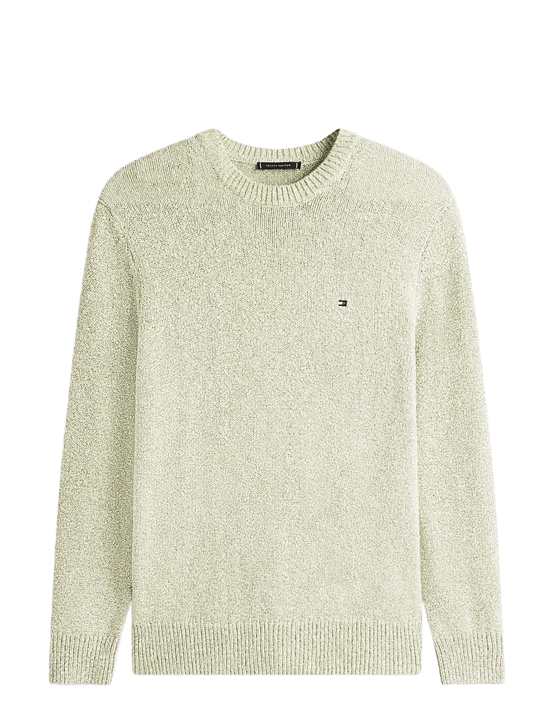 Tommy Hilfiger - TWO TONE BOUCLE CREW NECK - round necks - dark artichoke - 1