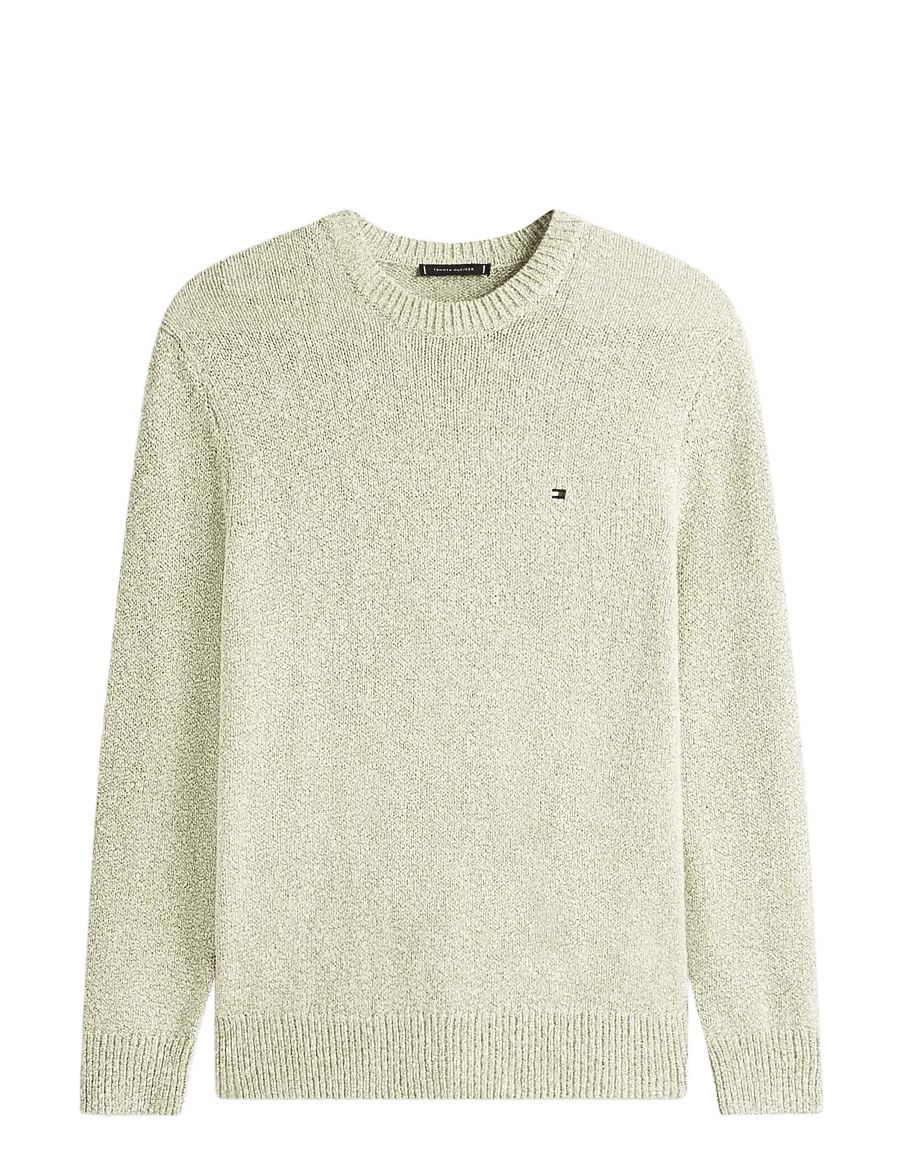 Tommy Hilfiger - TWO TONE BOUCLE CREW NECK - rund hals - dark artichoke - 1