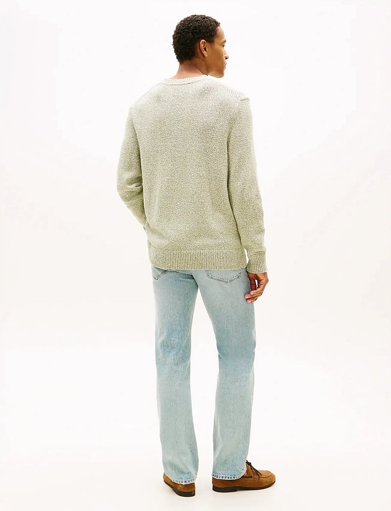 Tommy Hilfiger - TWO TONE BOUCLE CREW NECK - round necks - dark artichoke - 2