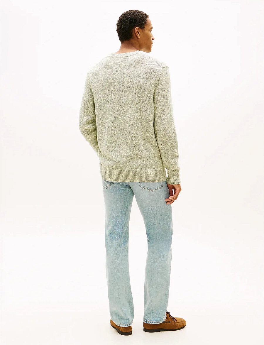 Tommy Hilfiger - TWO TONE BOUCLE CREW NECK - rund hals - dark artichoke - 2