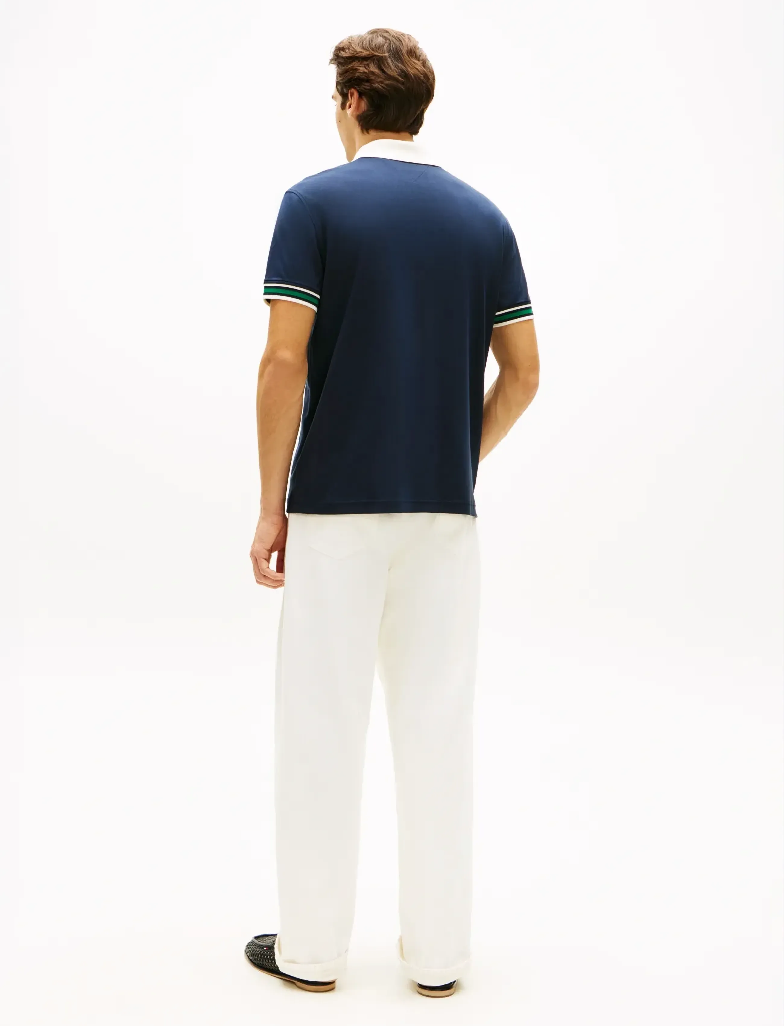 Tommy Hilfiger - V NECK PIQUE RELAXED FIT POLO - kurzärmelig - desert sky - 2