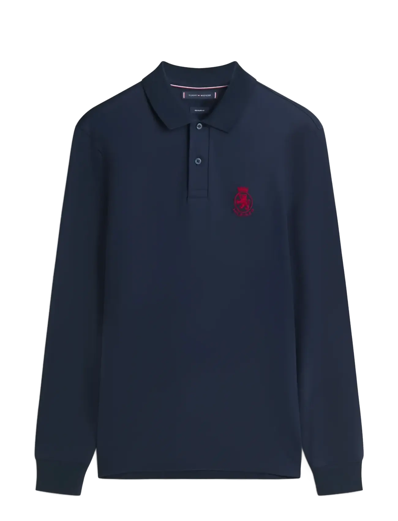 TOMMY HILFIGER Ls Gifting Interlock Crest Polo Navy - XS - Herren