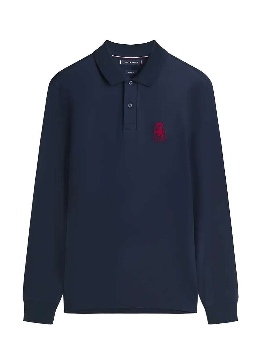 Tommy Hilfiger - LS GIFTING INTERLOCK CREST POLO - langärmelig - desert sky - 1