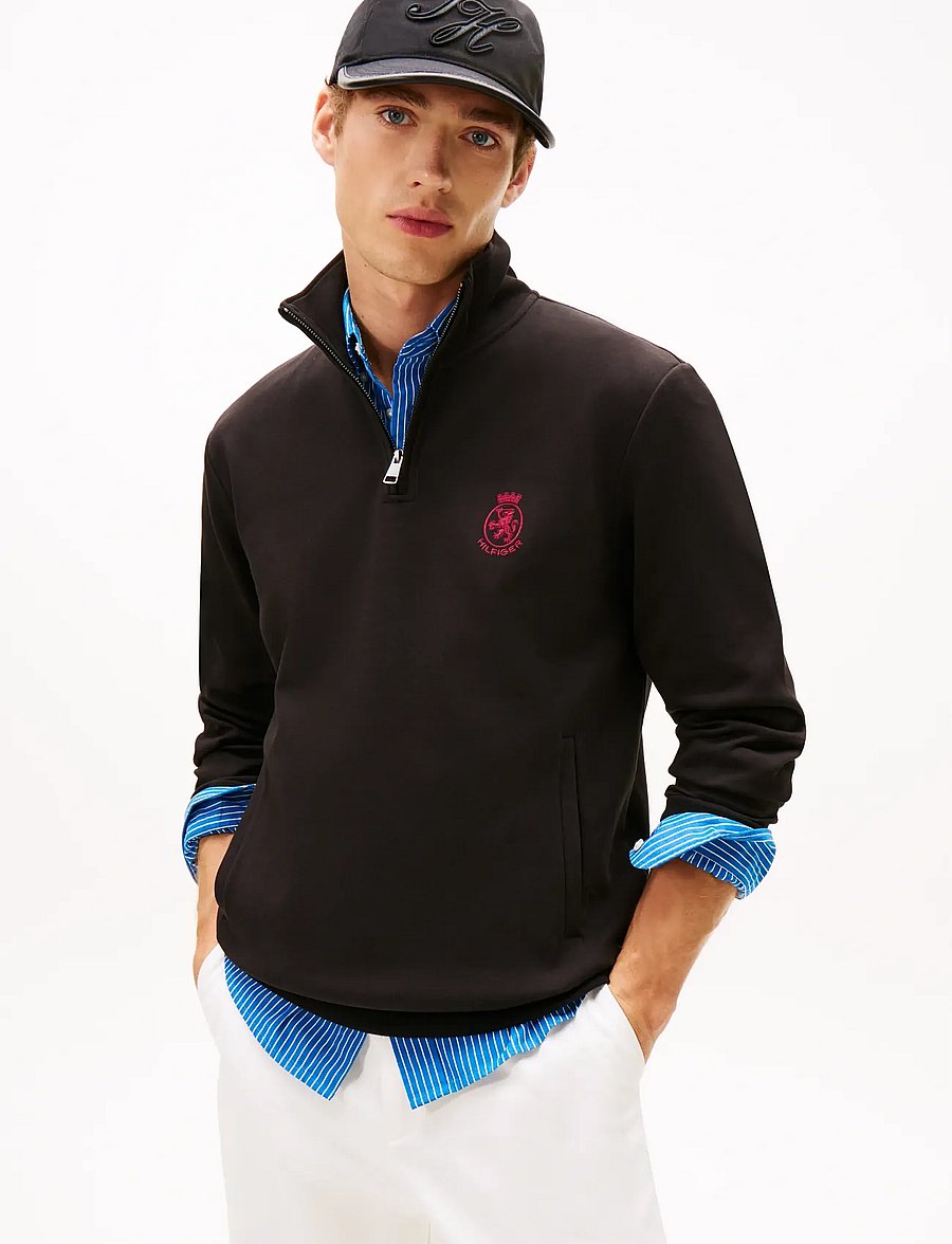 Tommy Hilfiger - CREST GIFTING INTECHNO MOCKNECK - nach anlass kaufen - black - 0