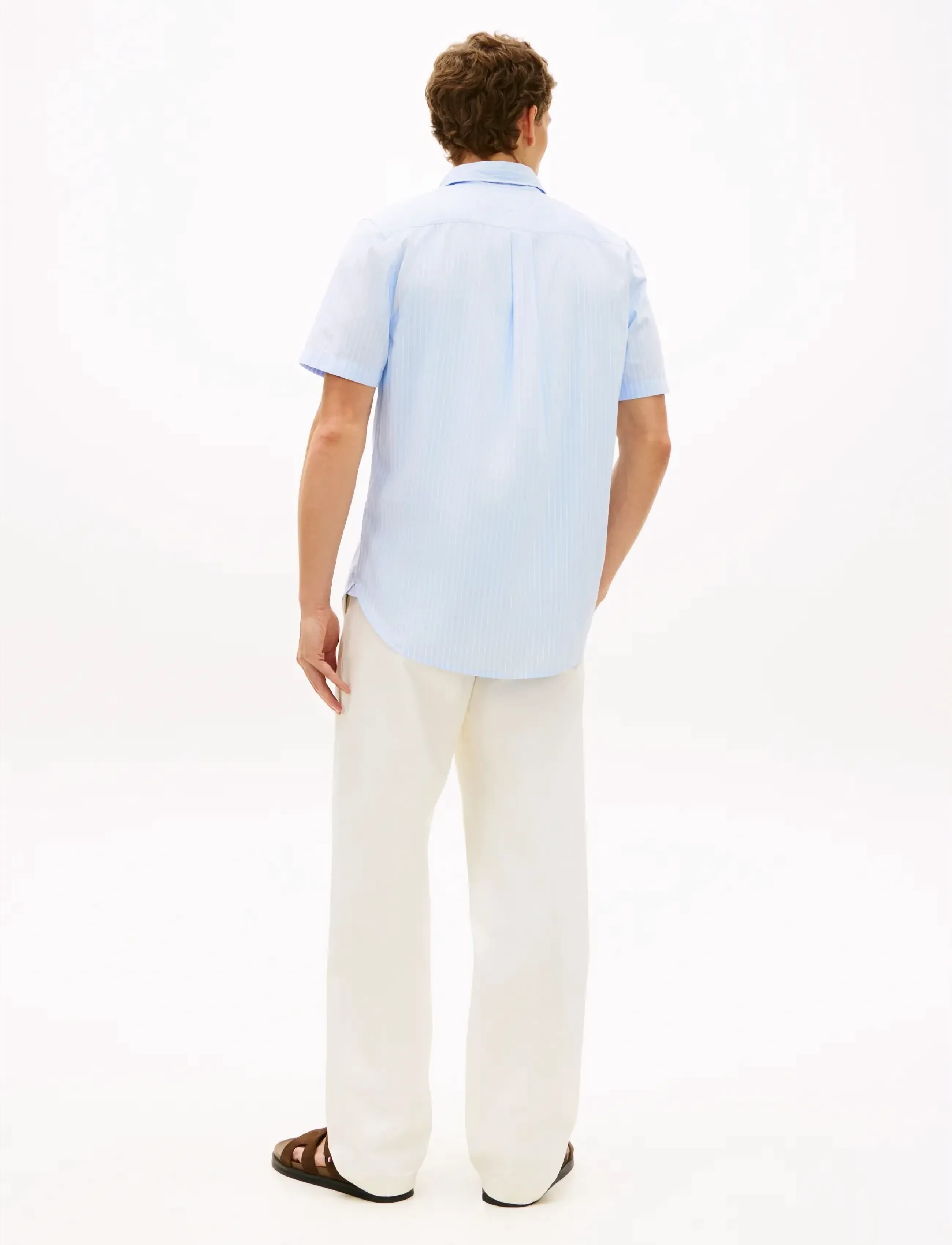Tommy Hilfiger - FLEX POPLIN STP SS SHIRT - kortärmade skjortor - sweet blue   stripe - 2