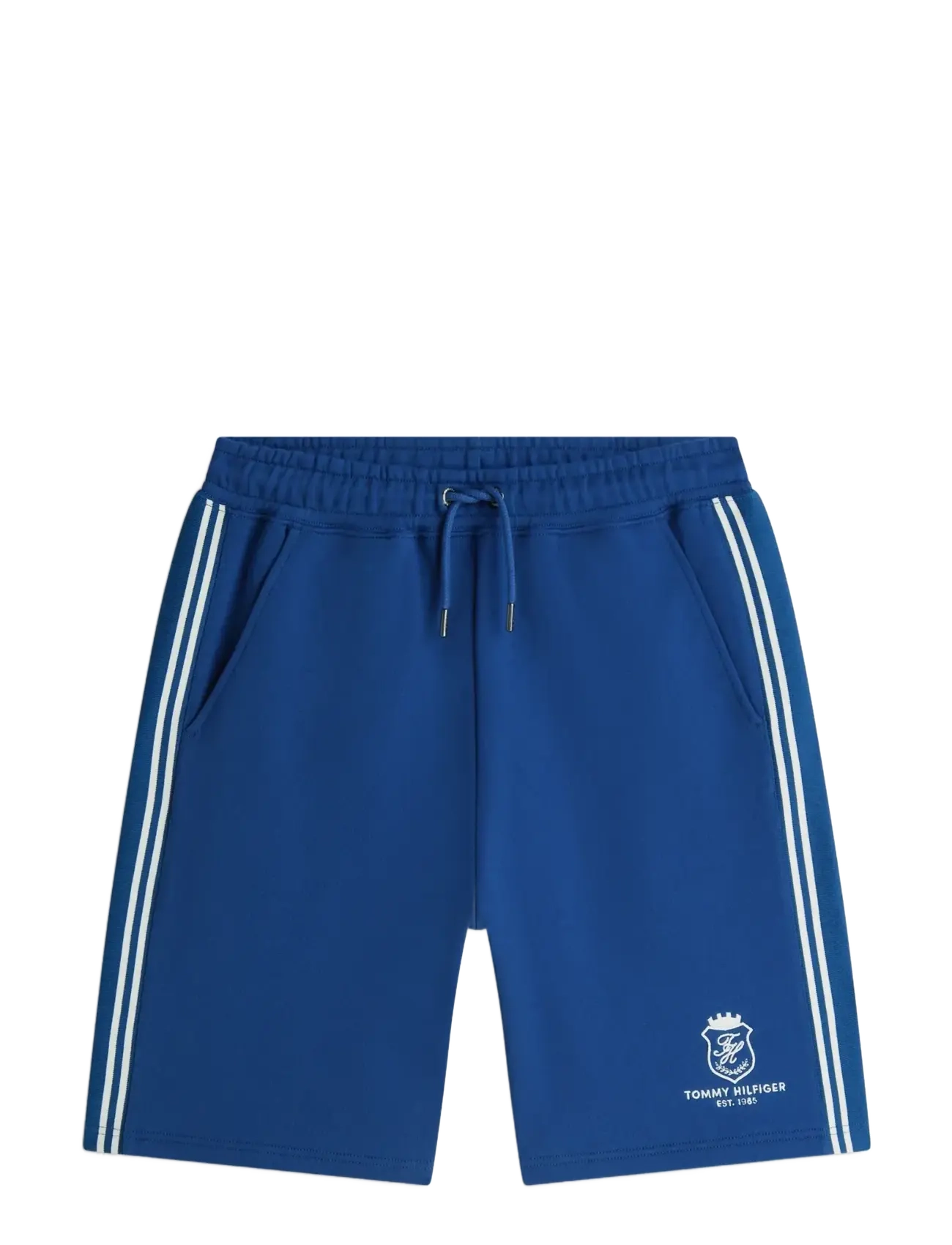 Tommy Hilfiger COUNTRY CLUB CREST SWEATSHORT - Shorts - BLUE JEAN / blue