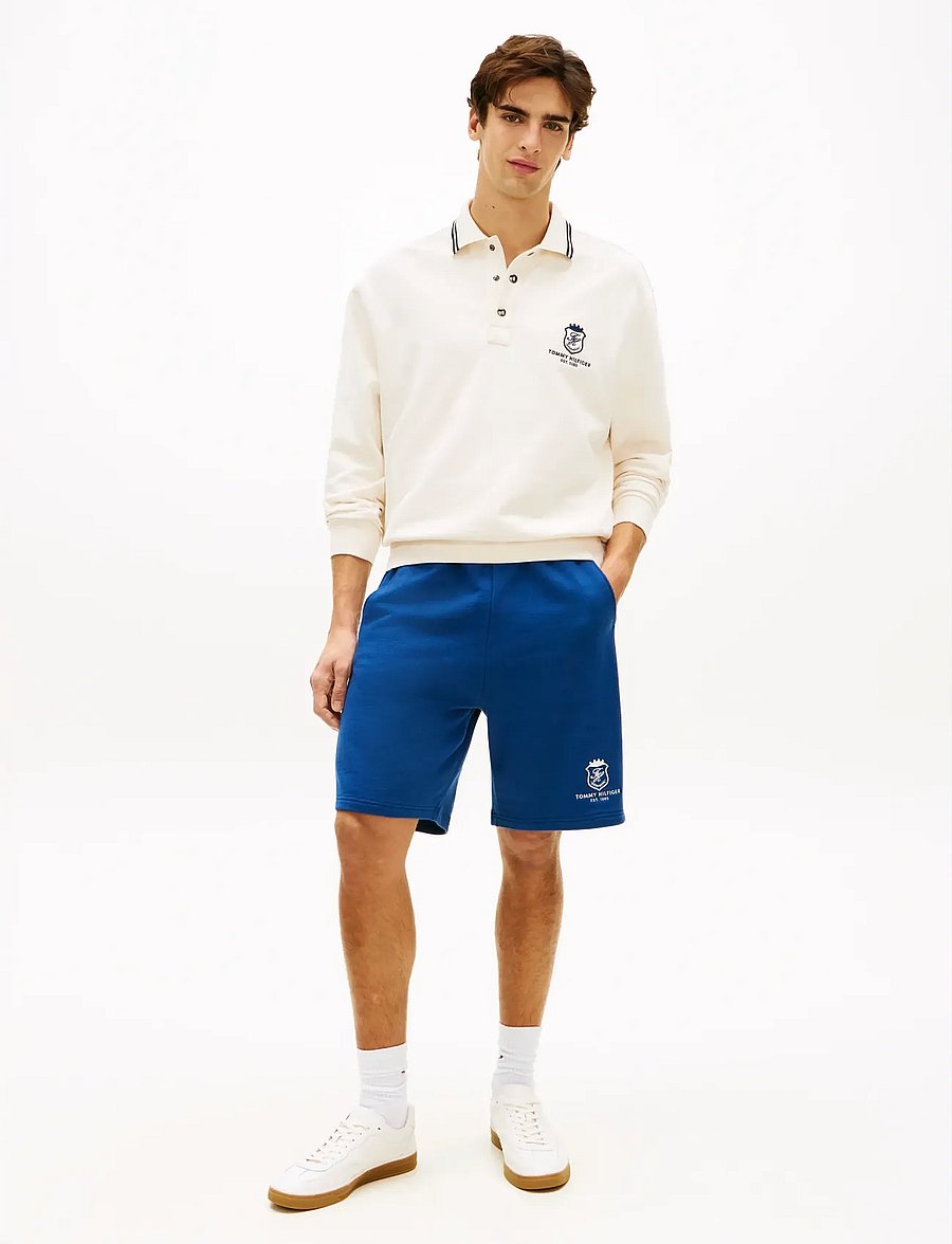 Tommy Hilfiger - COUNTRY CLUB CREST SWEATSHORT - hosen - blue jean - 3