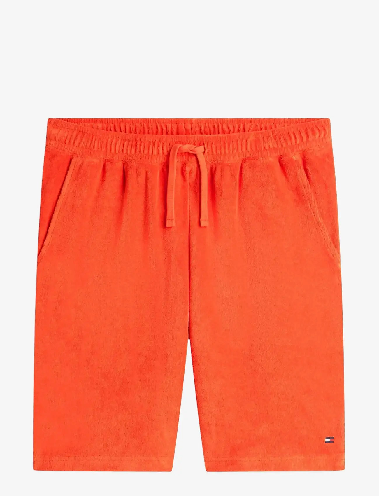 Tommy Hilfiger - TOWELLING SWEATSHORTS - sweat shorts - brilliant orange - 1
