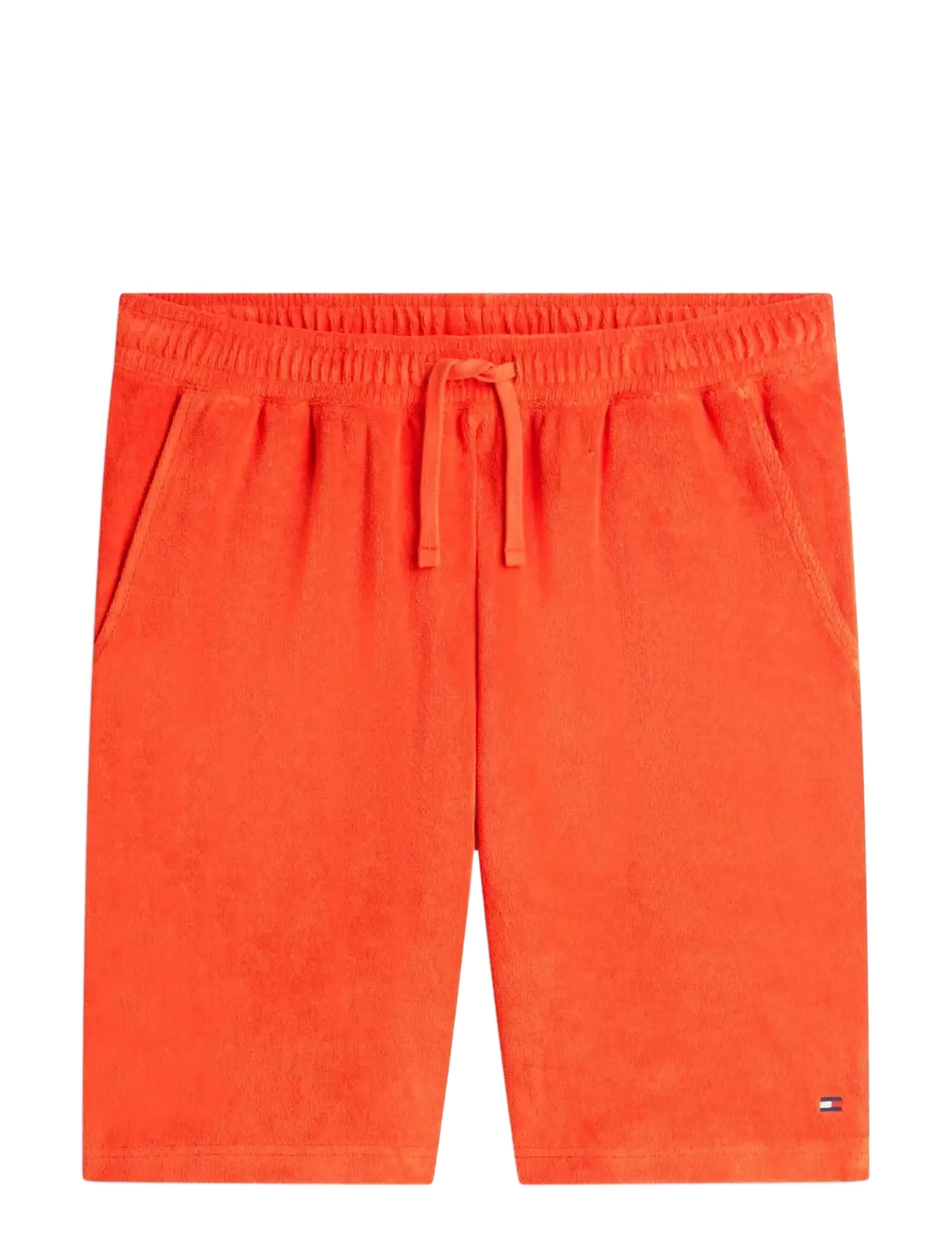 Tommy Hilfiger TOWELLING SWEATSHORTS - Shortsit - BRILLIANT ORANGE / orange