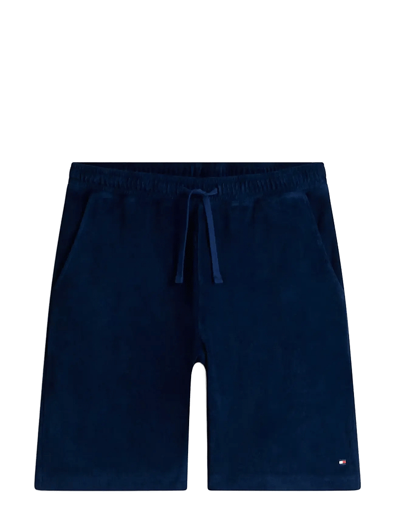 Tommy Hilfiger - TOWELLING SWEATSHORTS - sweatshorts - carbon navy - 1