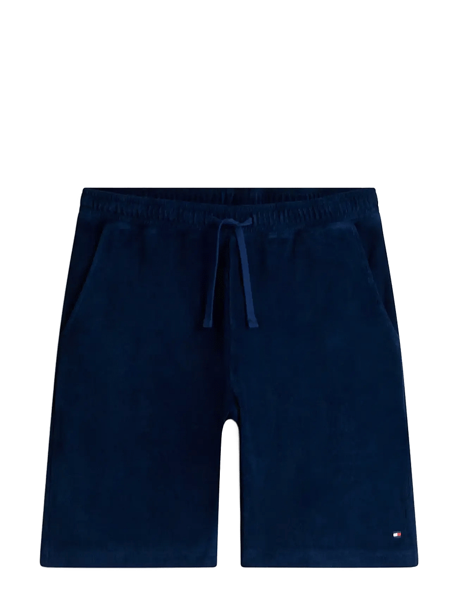 Tommy Hilfiger - TOWELLING SWEATSHORTS - sweatshorts - carbon navy - 1