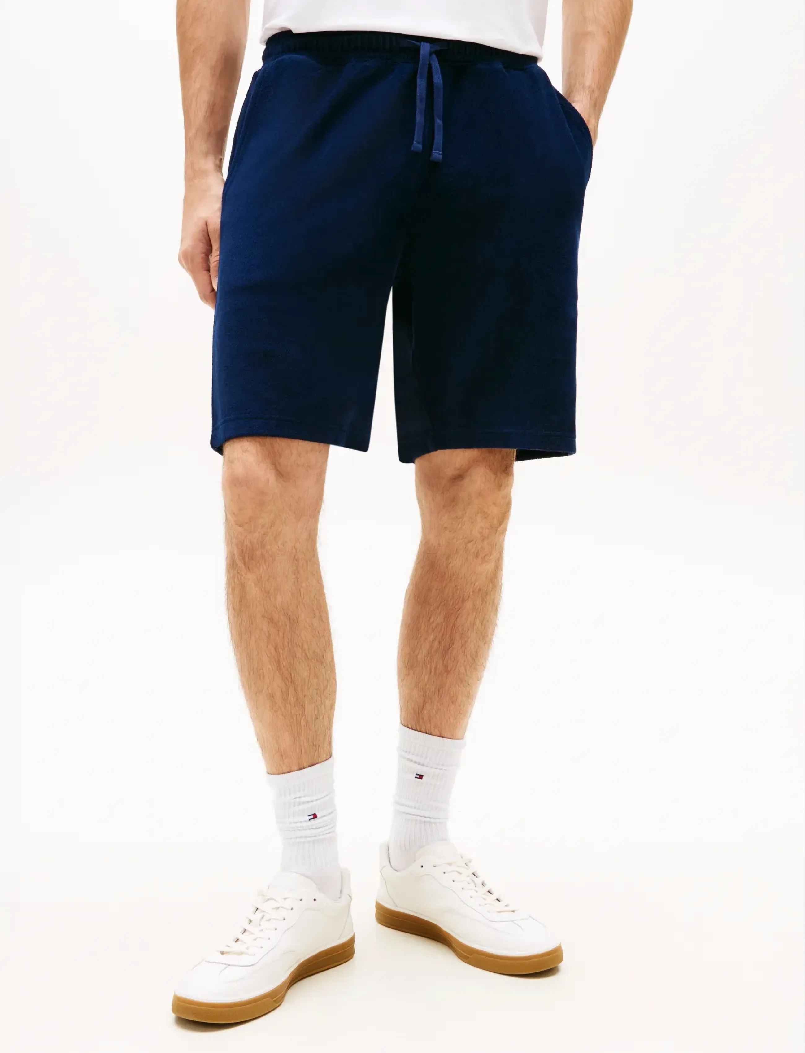 Tommy Hilfiger TOWELLING SWEATSHORTS - Nach Stil kaufen - CARBON NAVY / navy