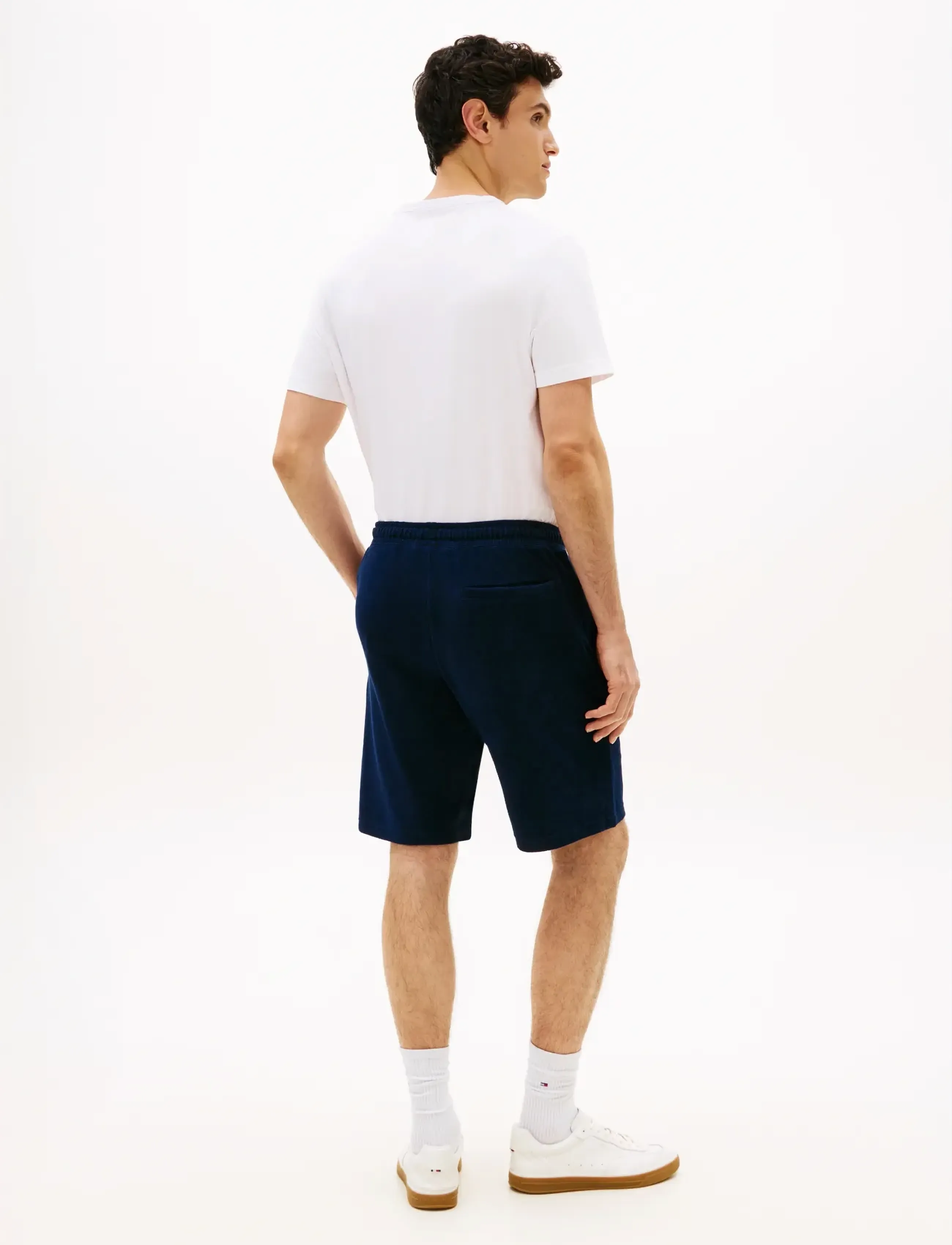 Tommy Hilfiger - TOWELLING SWEATSHORTS - lühikesed dressipüksid - carbon navy - 2
