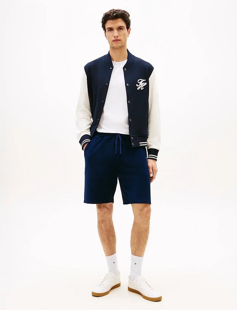 Tommy Hilfiger - TOWELLING SWEATSHORTS - sweatshorts - carbon navy - 3