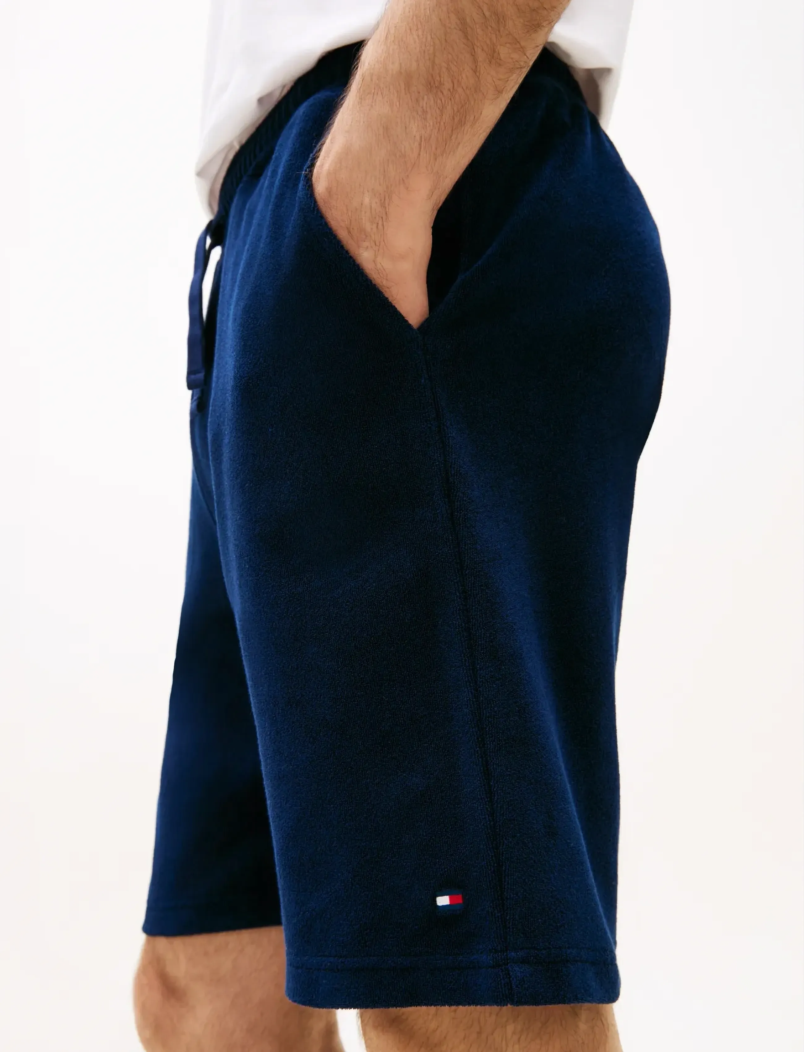Tommy Hilfiger - TOWELLING SWEATSHORTS - lühikesed dressipüksid - carbon navy - 4