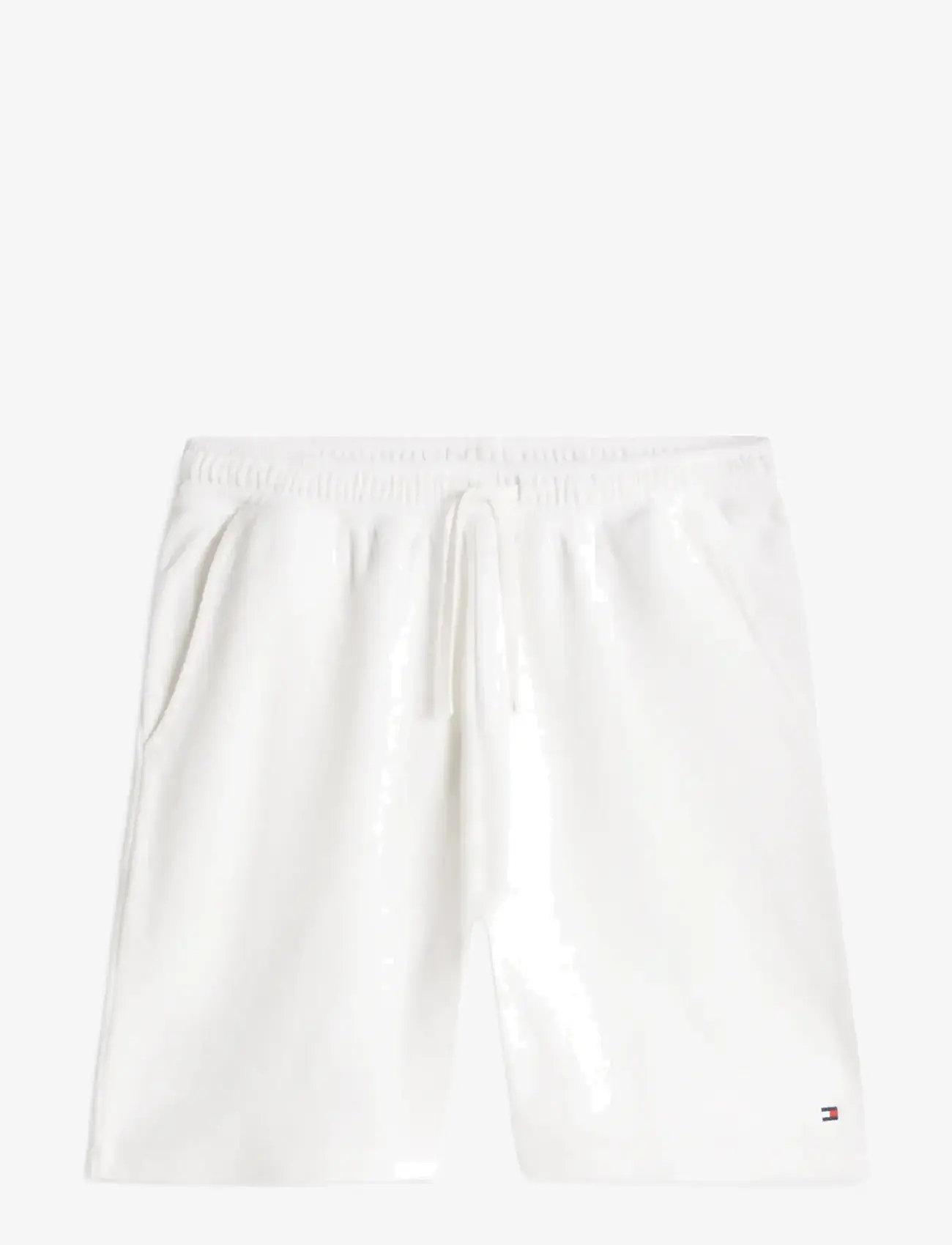 Tommy Hilfiger - TOWELLING SWEATSHORTS - sweatshorts - ecru - 1