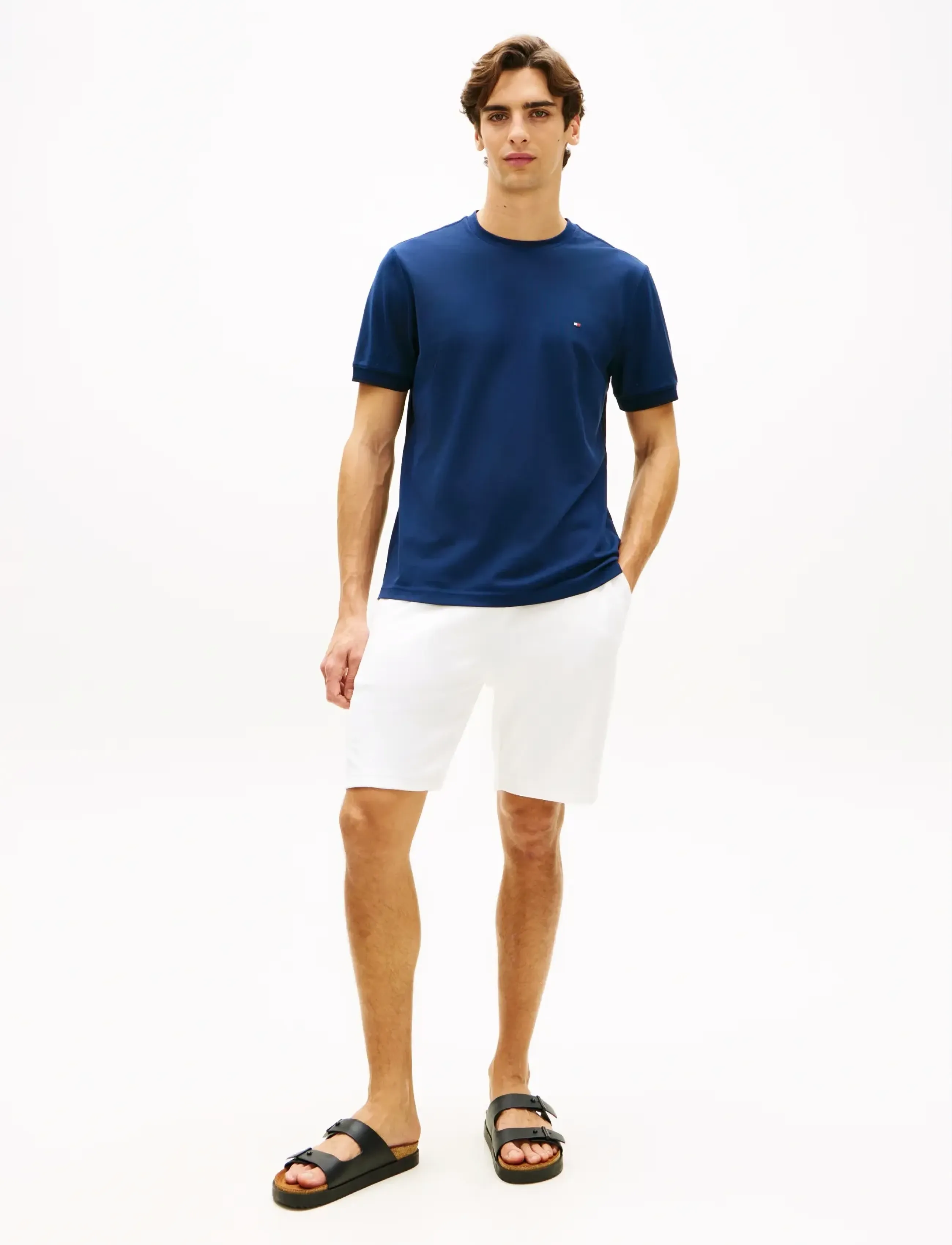 Tommy Hilfiger - TOWELLING SWEATSHORTS - sweatshorts - ecru - 3