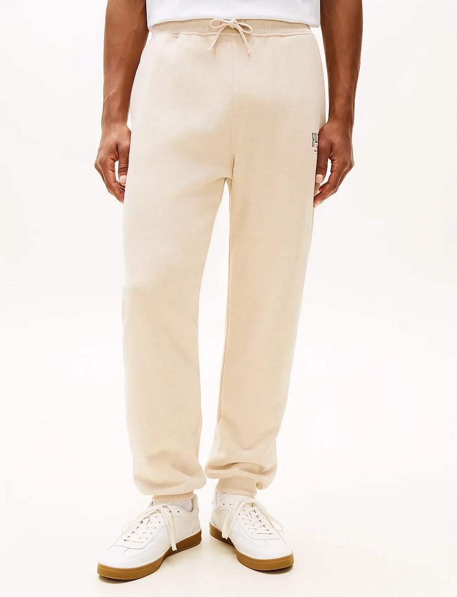 Tommy Hilfiger - HERITAGE SERIES SWEATPANTS - heathered oatmilk - 0