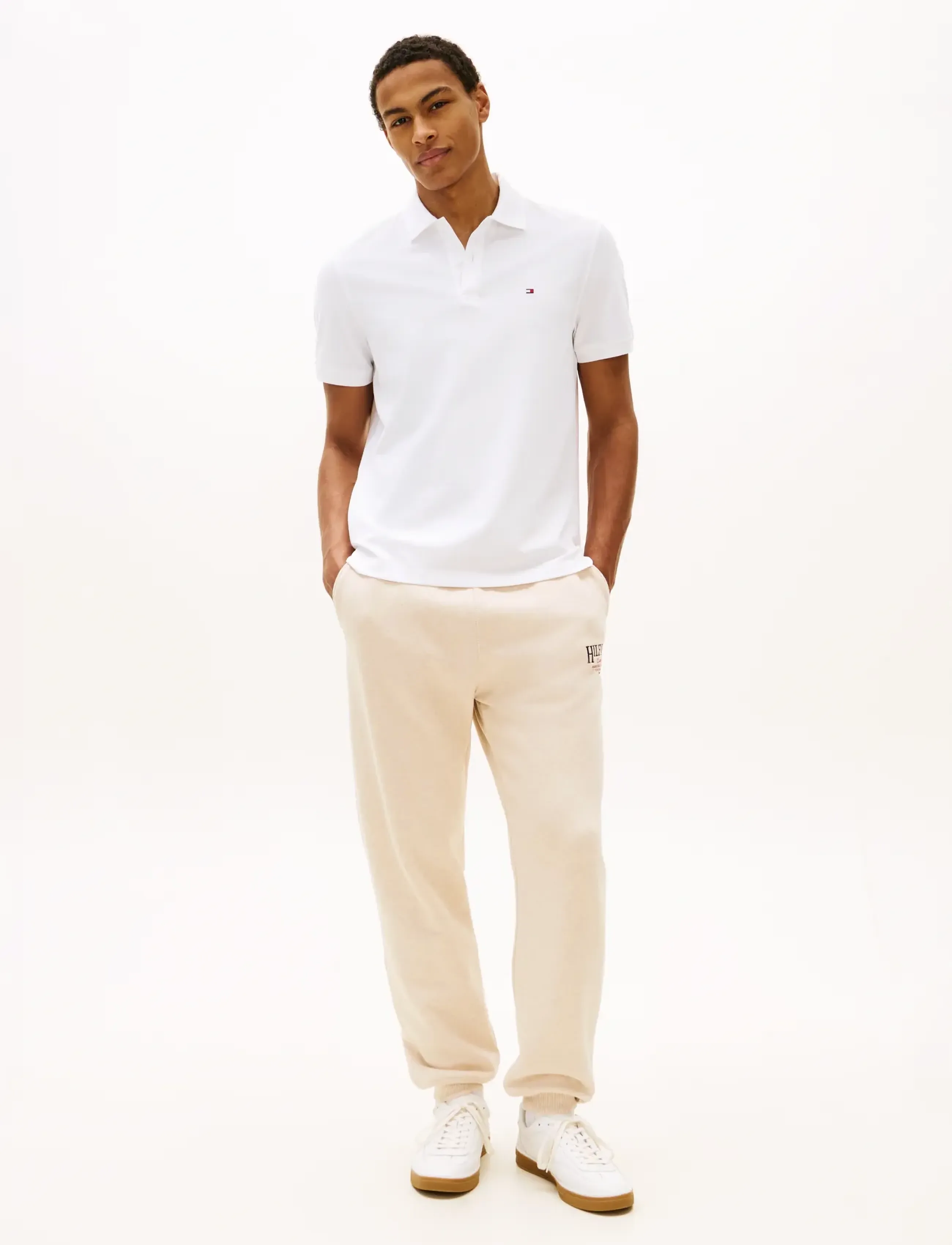Tommy Hilfiger - HERITAGE SERIES SWEATPANTS - heathered oatmilk - 3