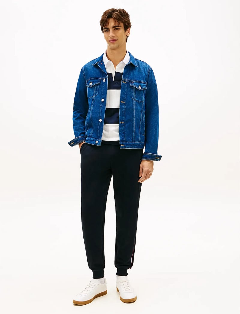 Tommy Hilfiger - GLOBAL STRIPE SWEATPANTS - hosen - desert sky - 3