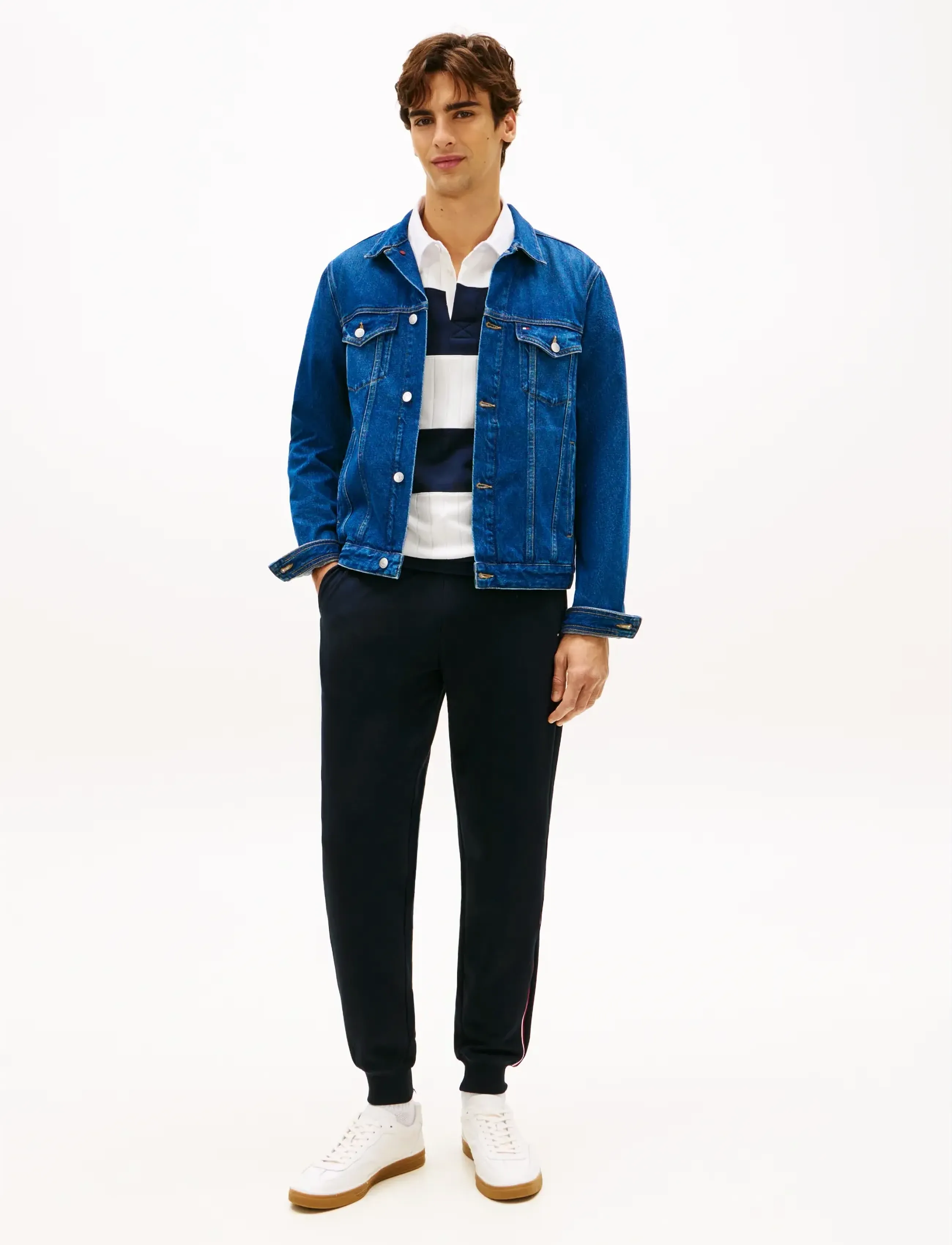 Tommy Hilfiger - GLOBAL STRIPE SWEATPANTS - sweatpants - desert sky - 3