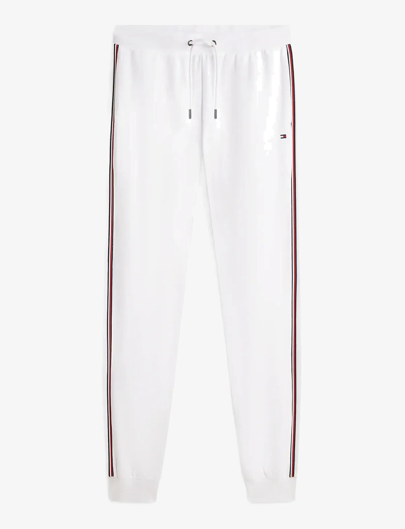 Tommy Hilfiger - GLOBAL STRIPE SWEATPANTS - bukser - white - 1