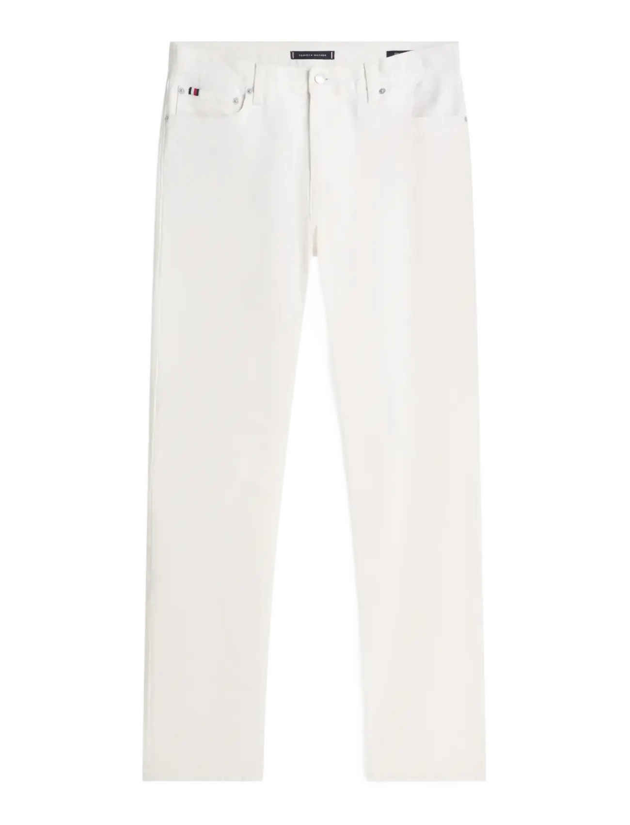 Tommy Hilfiger SLIM STRAIGHT DENTON WHITE DC - Designers - WHITE / white
