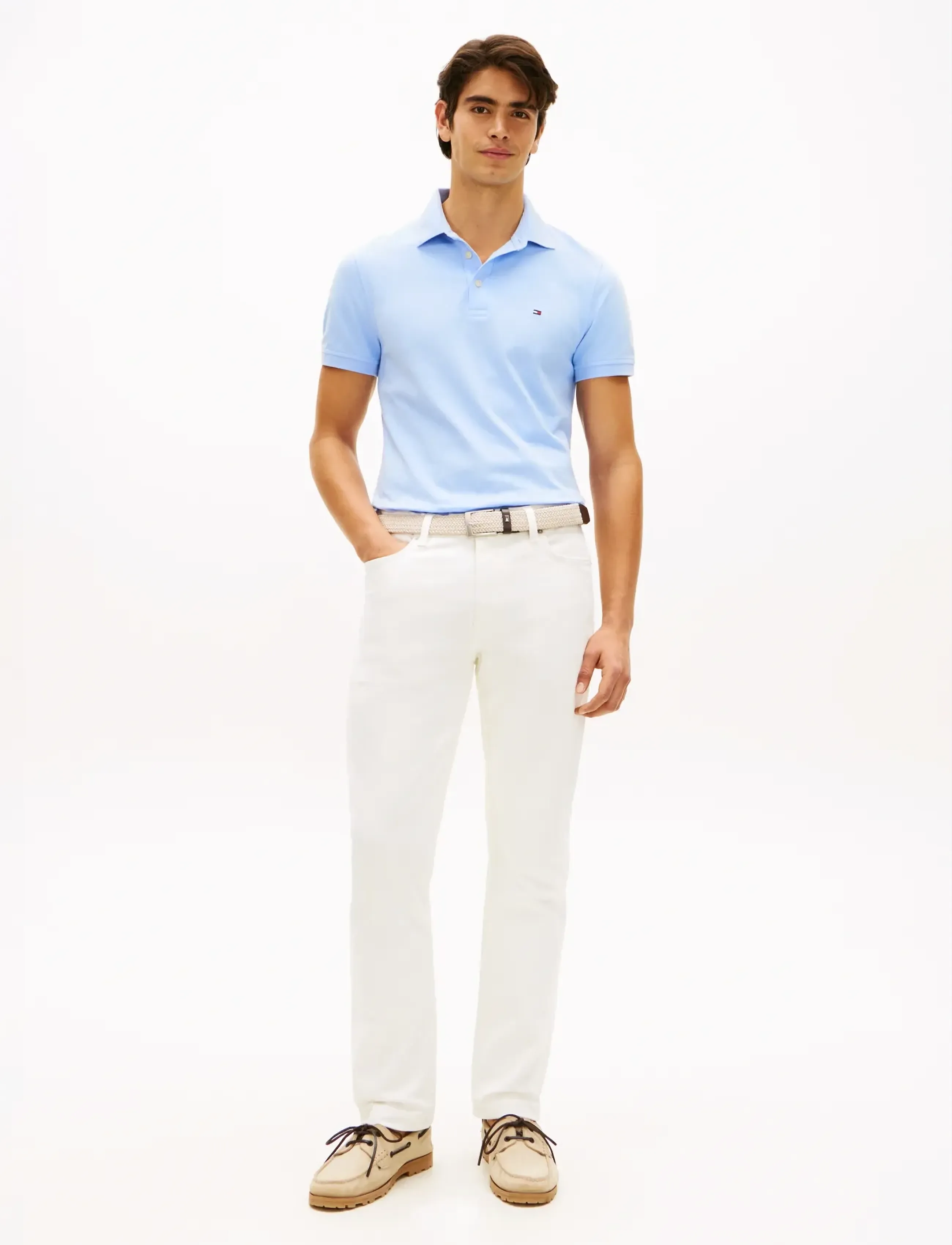 Tommy Hilfiger - SLIM STRAIGHT DENTON WHITE DC - regular jeans - white - 3