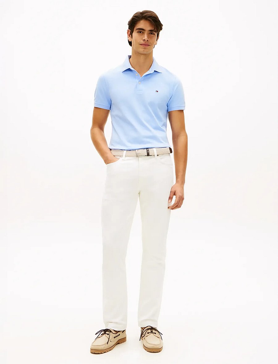 Tommy Hilfiger - SLIM STRAIGHT DENTON WHITE DC - regular jeans - white - 3