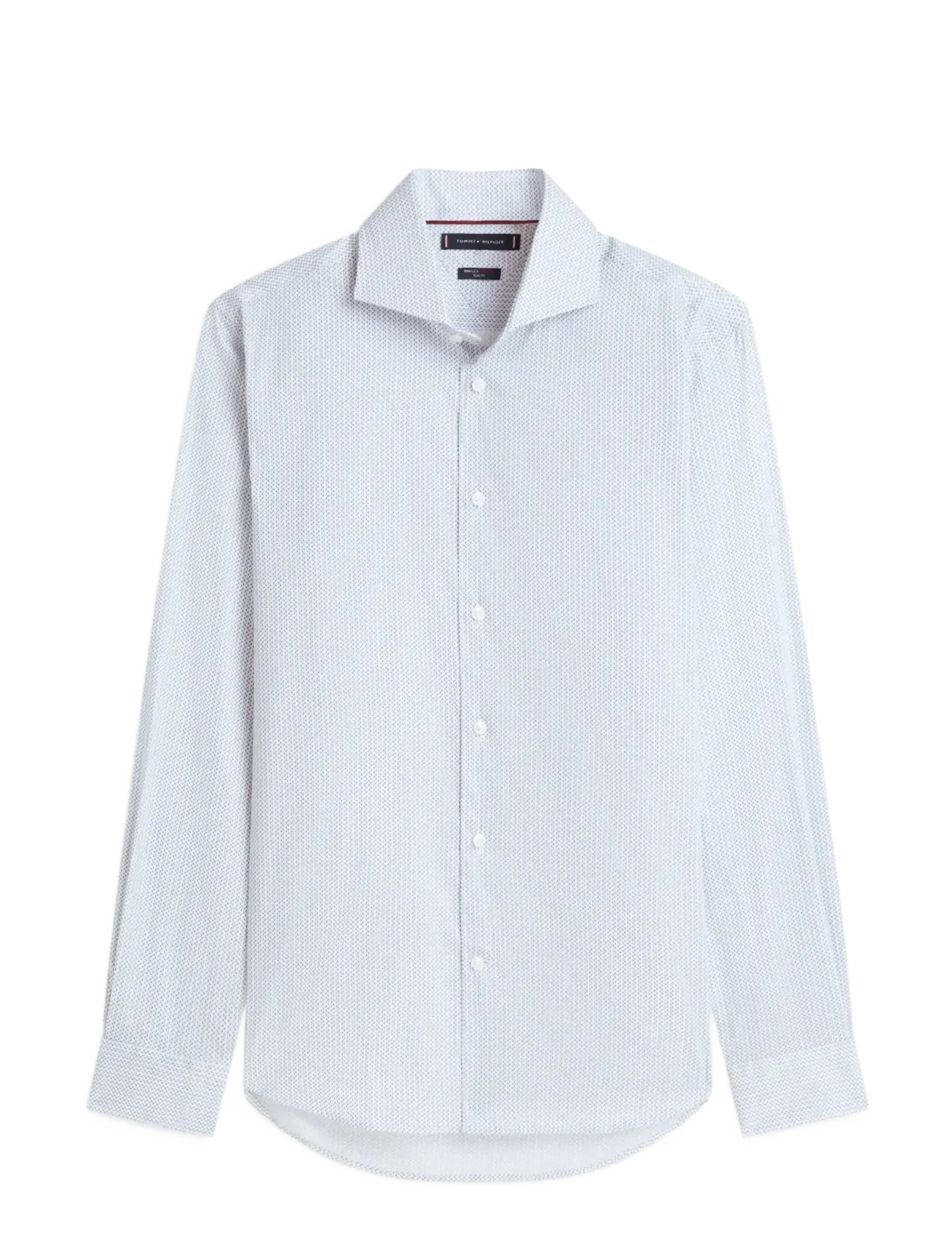 TOMMY HILFIGER Dc Flex Collar Mini Texture Blau - R/42 - Herren