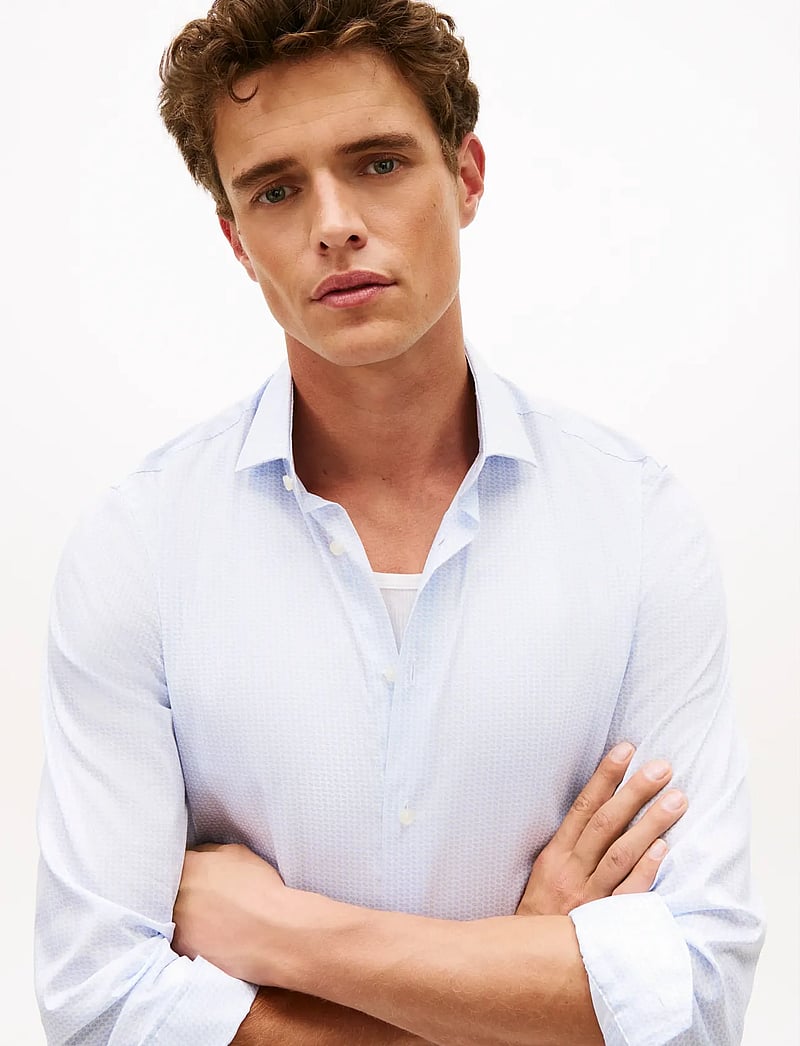 Tommy Hilfiger - DC FLEX COLLAR MINI PAISLEY - basic-hemden - sweet blue - 4