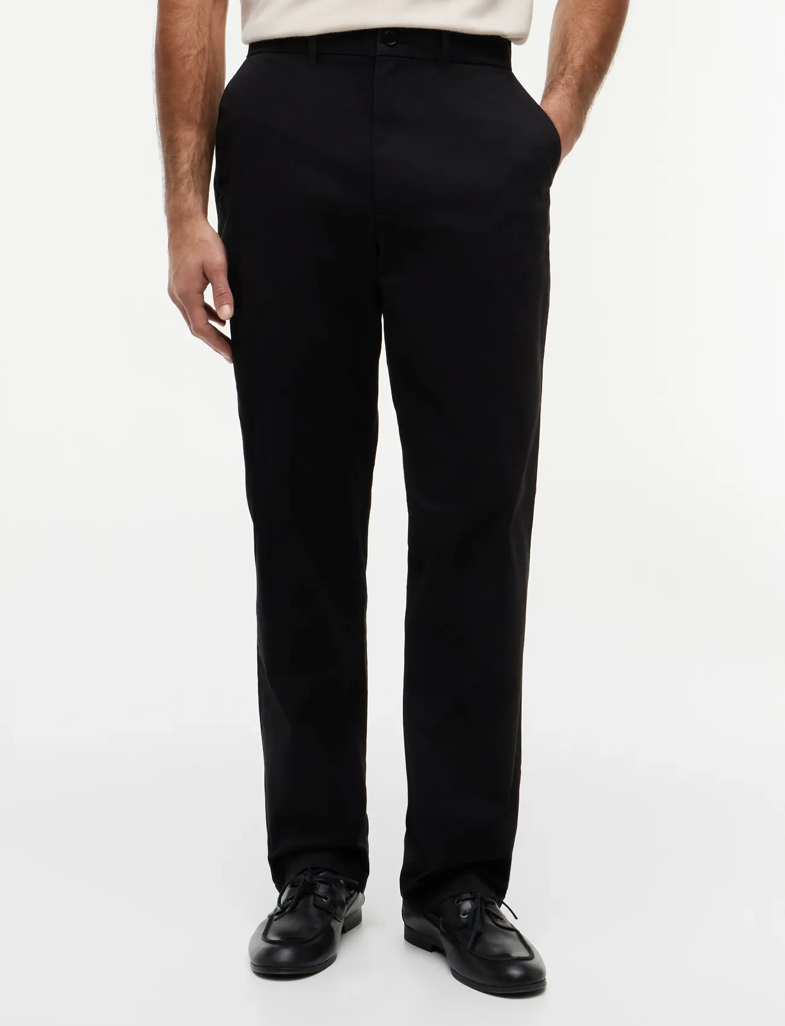 Tommy Hilfiger - DOVER ESSENTIAL TWILL - bukser & jeans - black - 0