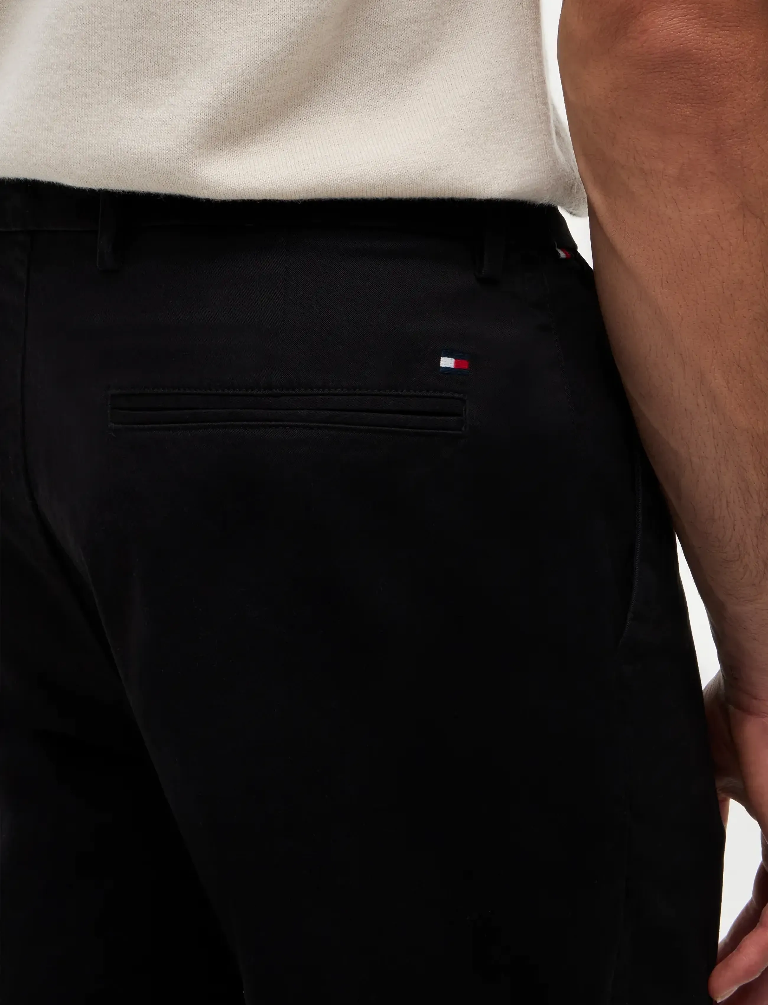 Tommy Hilfiger - DOVER ESSENTIAL TWILL - bukser & jeans - black - 4