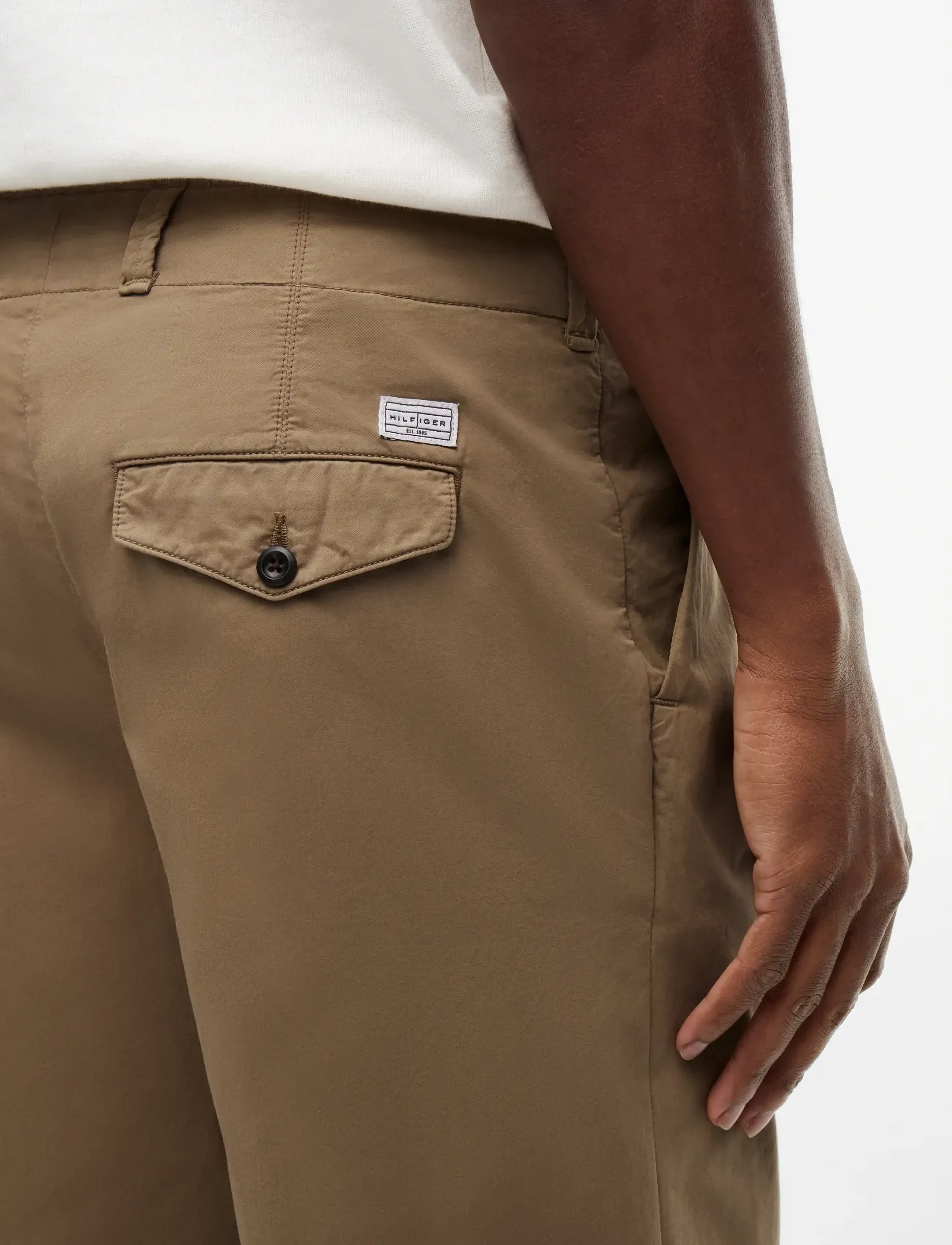 Tommy Hilfiger - RIVER 2PLT PAPERTOUCH - casual trousers - woodridge - 4