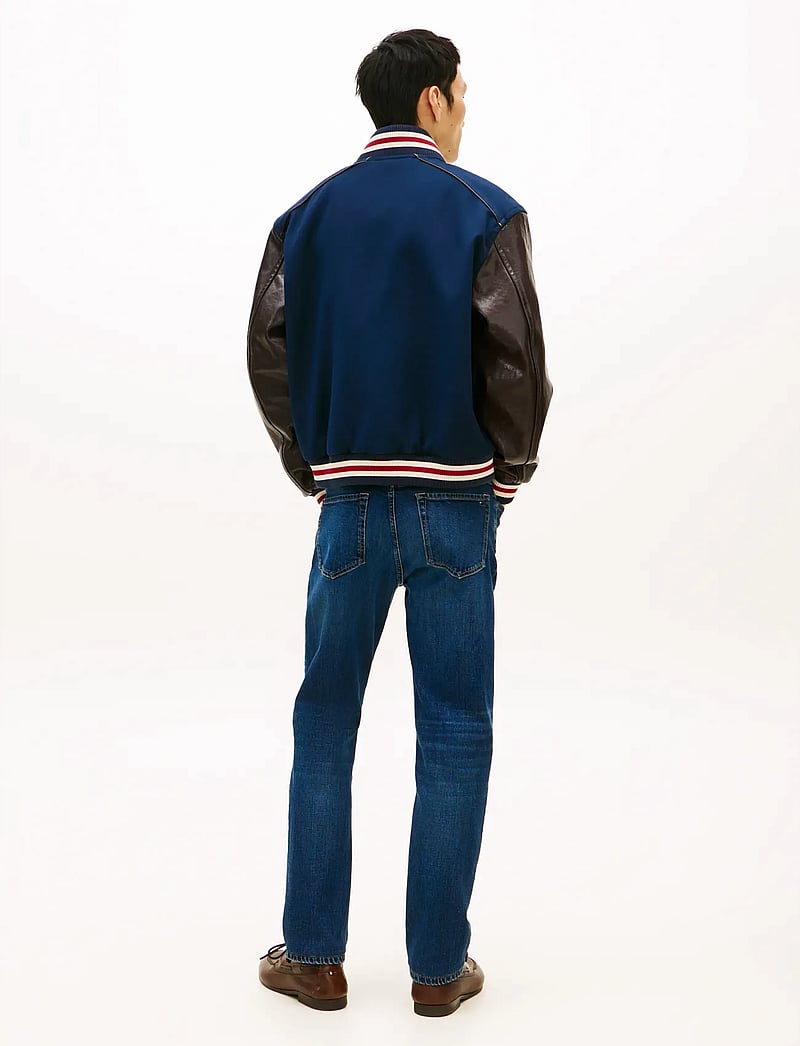 Tommy Hilfiger - LEATHER VARSITY JACKET - varsity-jacken - carbon navy - 2