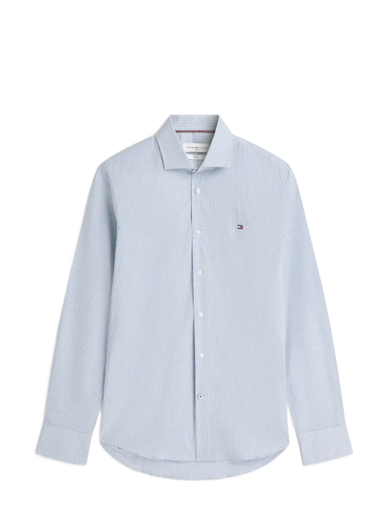 Tommy Hilfiger - CL MINI GINGHAM CHECK SHIRT - rutiga skjortor - cloudy blue - 1