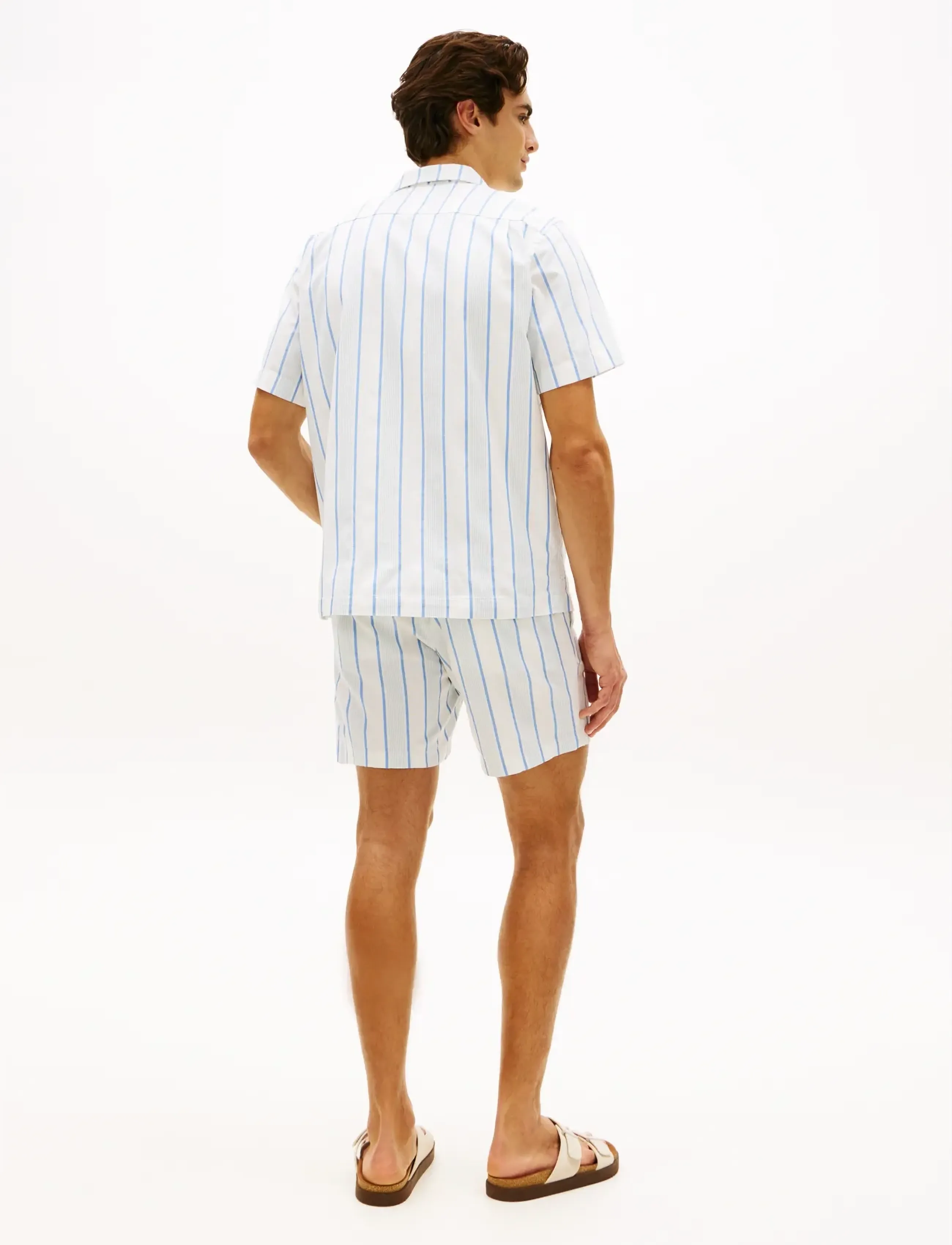 Tommy Hilfiger - OPEN STRUCTURE SHIRT - kortärmade skjortor - blue spell stripe - 2