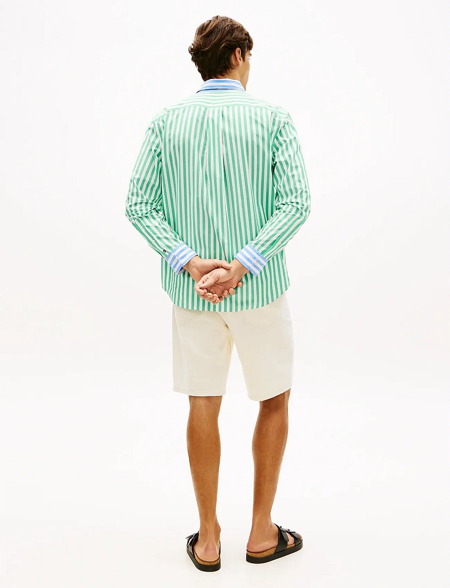 Tommy Hilfiger - PAPERTOUCH FUN CLASSIC FIT SHIRT - stribede skjorter - blue spell stripe - 2