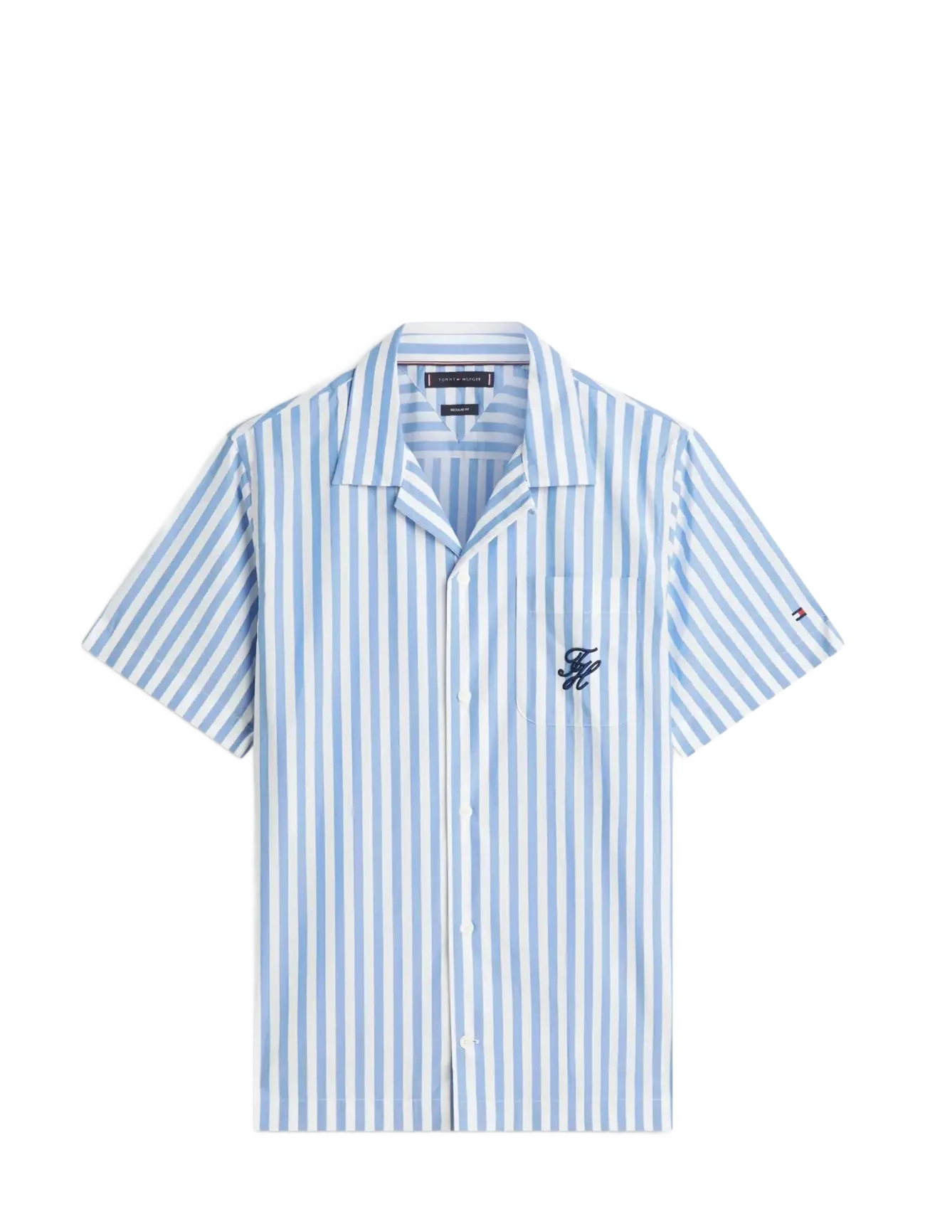 Tommy Hilfiger PAPERTOUCH POP STP SSLV SWIMSHOP - Tommy Hilfiger - BLUE SPELL   STRIPE / blue