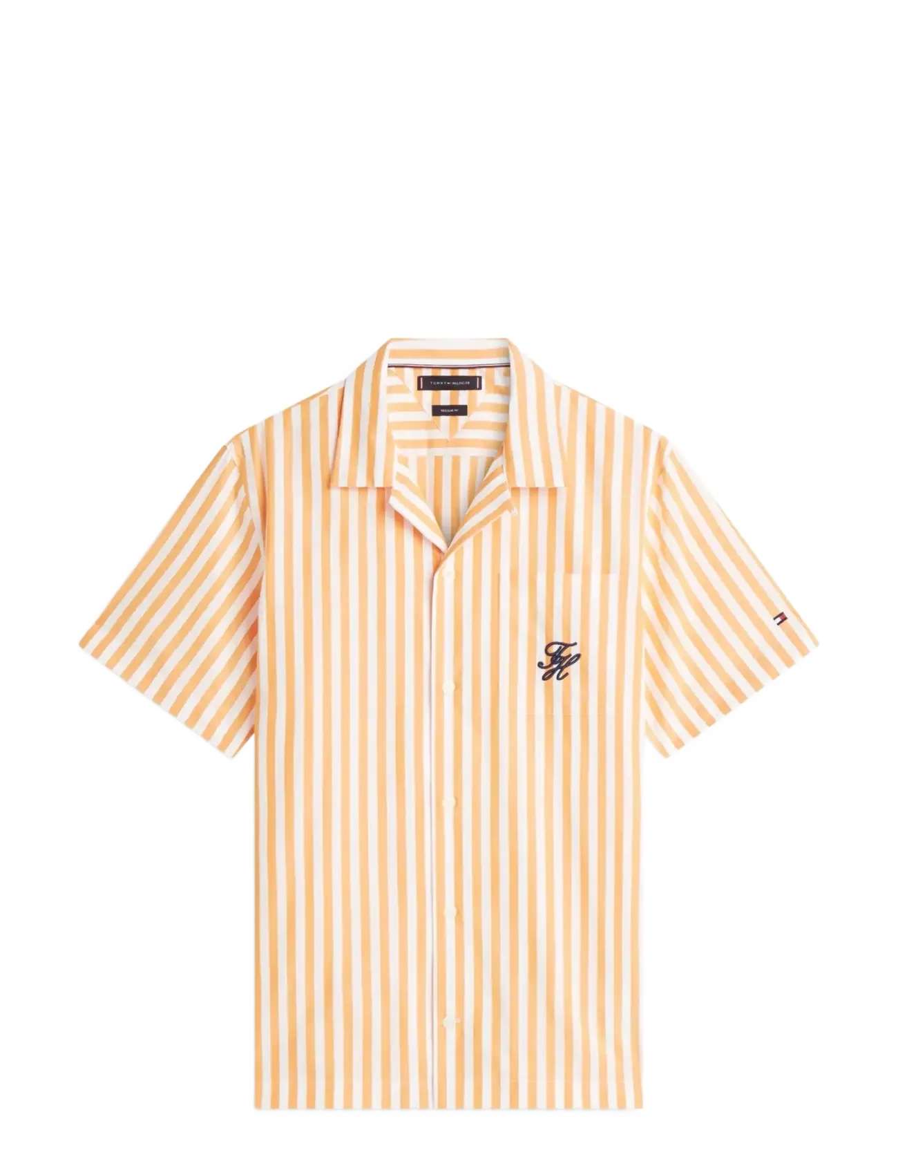 Tommy Hilfiger PAPERTOUCH POP STP SSLV SWIMSHOP - Tommy Hilfiger - ORANGE HYPE   STRIPE / orange