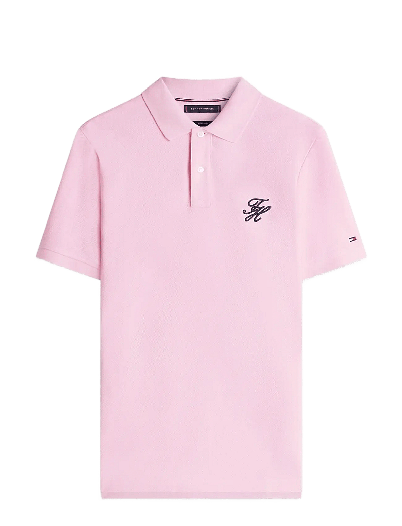 Tommy Hilfiger - TH SCRIPT REG POLO - kortærmede poloer - classic pink - 1