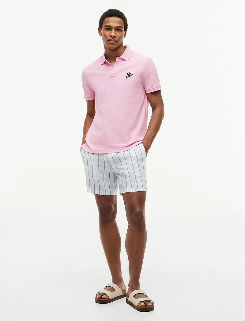 Tommy Hilfiger - TH SCRIPT REG POLO - kortærmede poloer - classic pink - 4