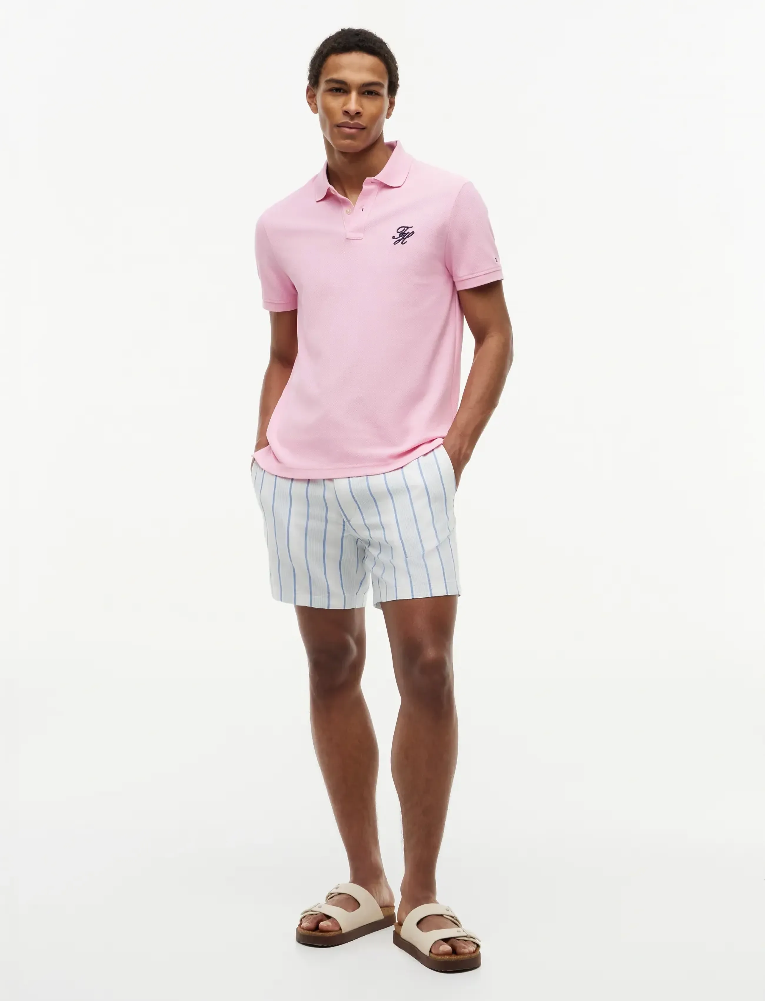 Tommy Hilfiger - TH SCRIPT REG POLO - kurzärmelig - classic pink - 4