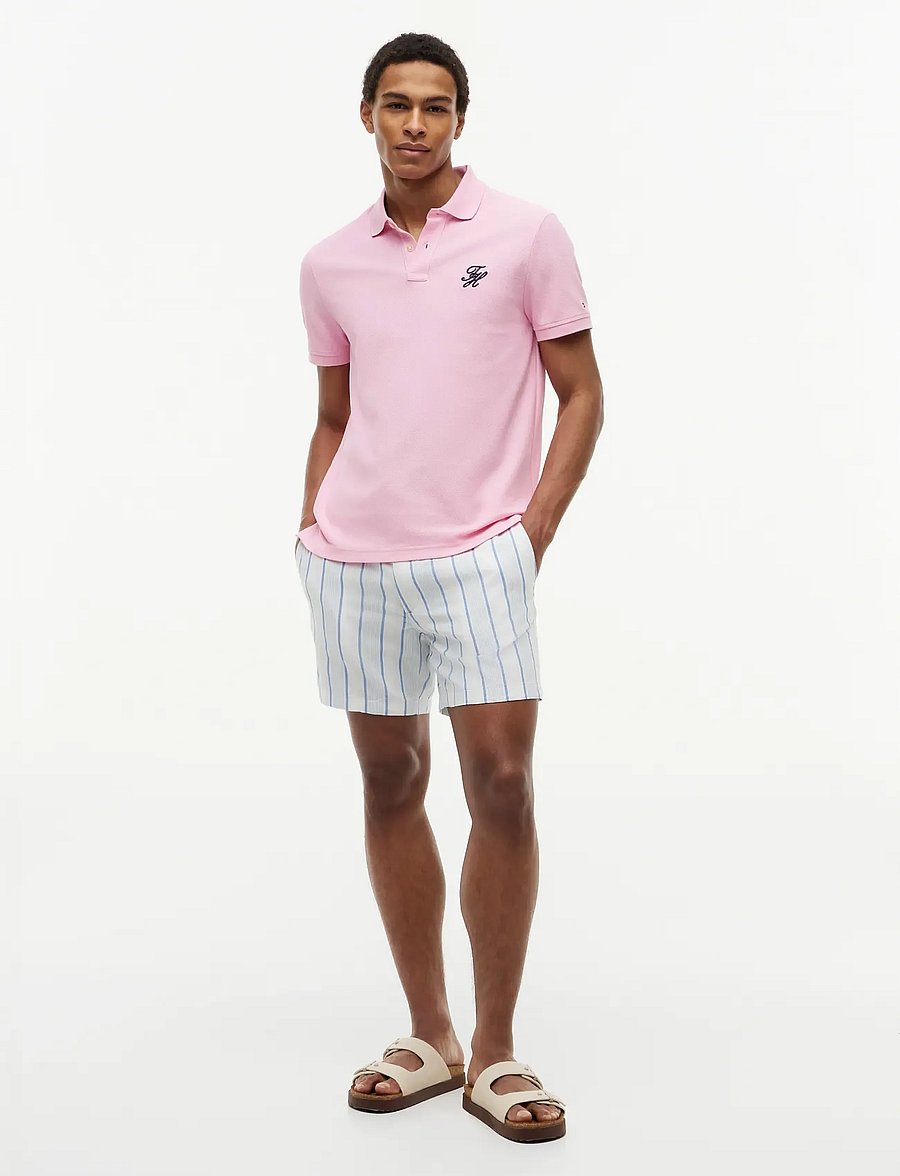 Tommy Hilfiger - TH SCRIPT REG POLO - kurzärmelig - classic pink - 4
