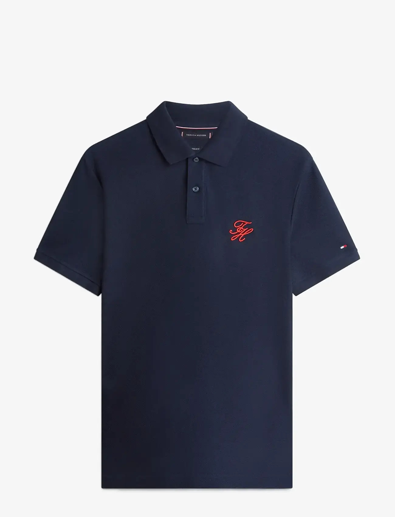 Tommy Hilfiger - TH SCRIPT REG POLO - kortärmade pikéer - desert sky - 1