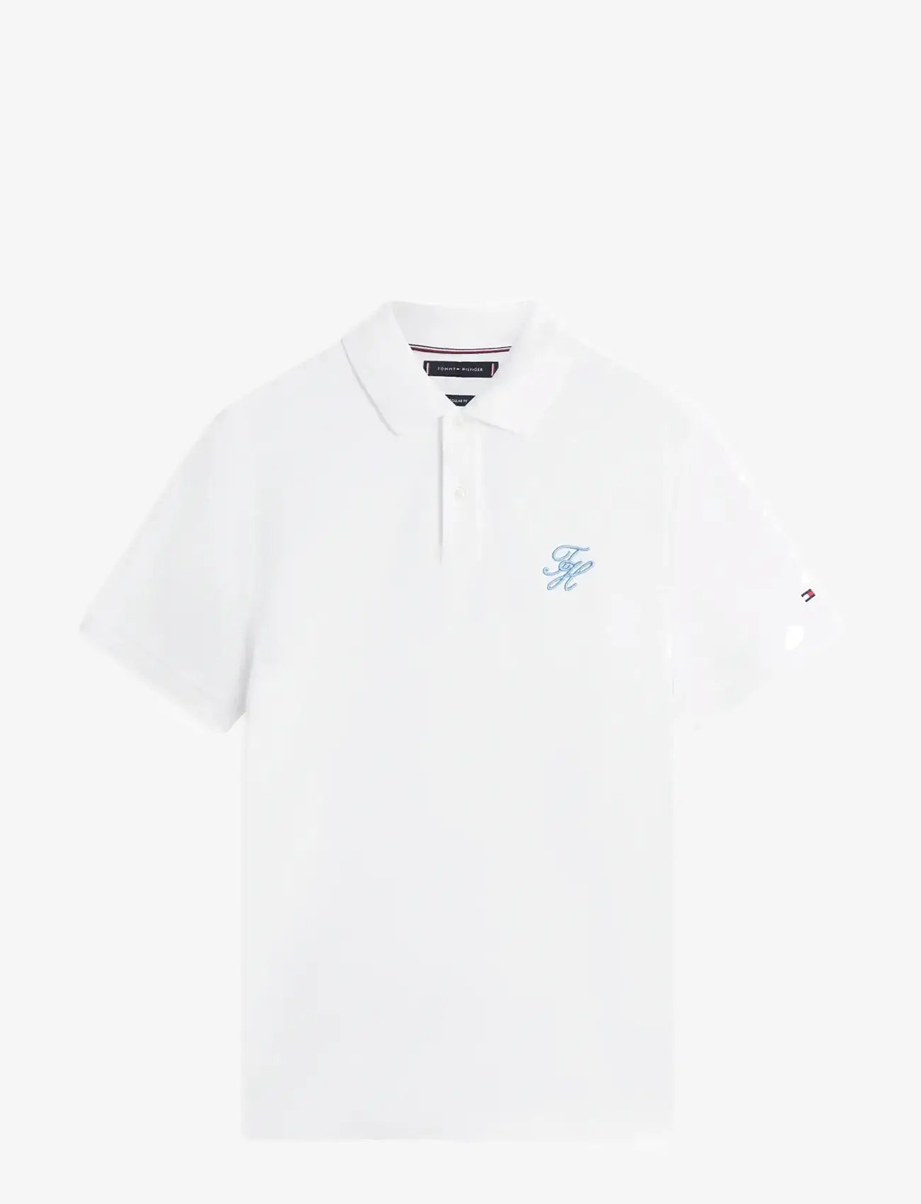 Tommy Hilfiger - TH SCRIPT REG POLO - kurzärmelig - white - 1