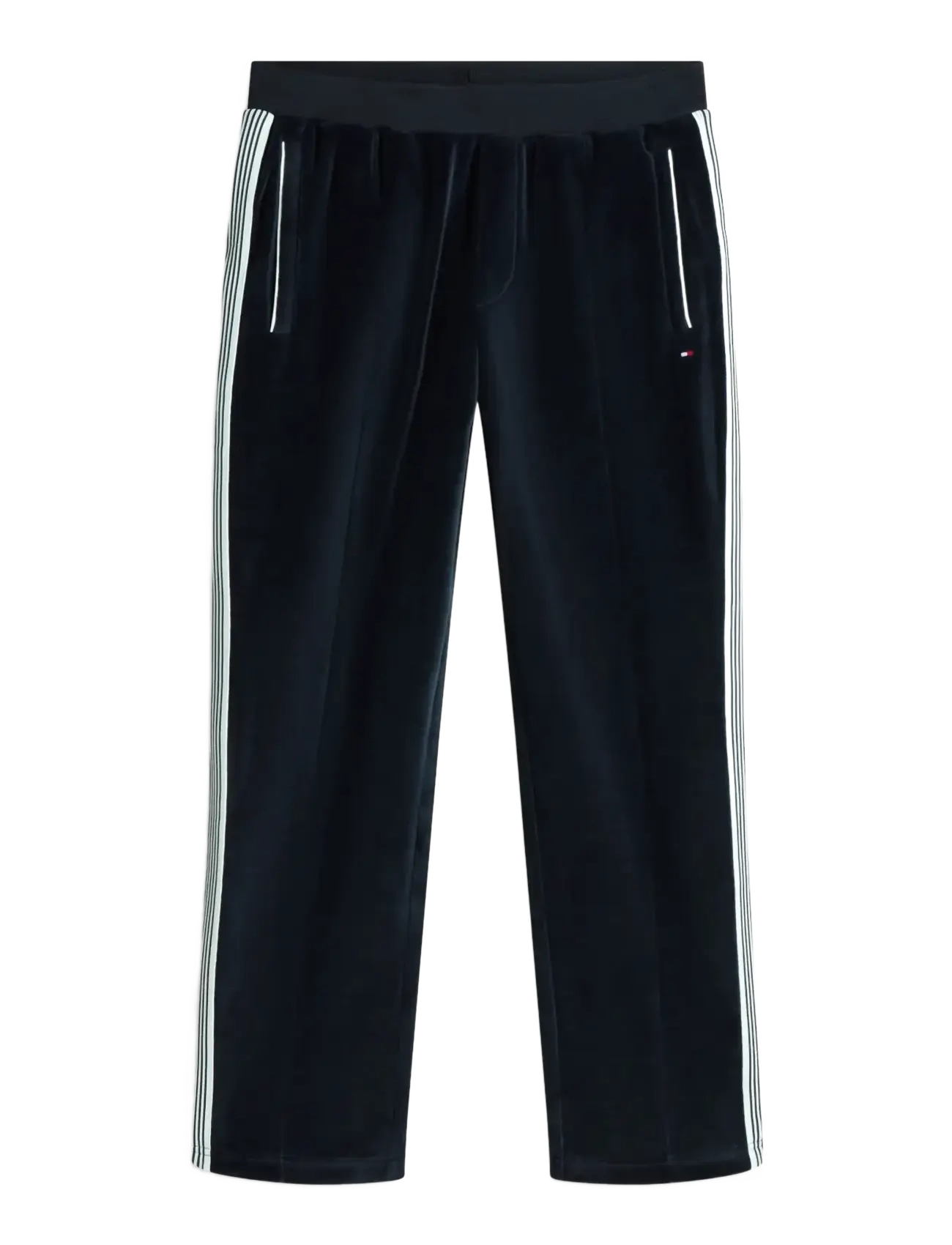 Tommy Hilfiger VELOUR COUNTRY CLUB TRACKPANTS - Sportinės kelnės - DESERT SKY / navy